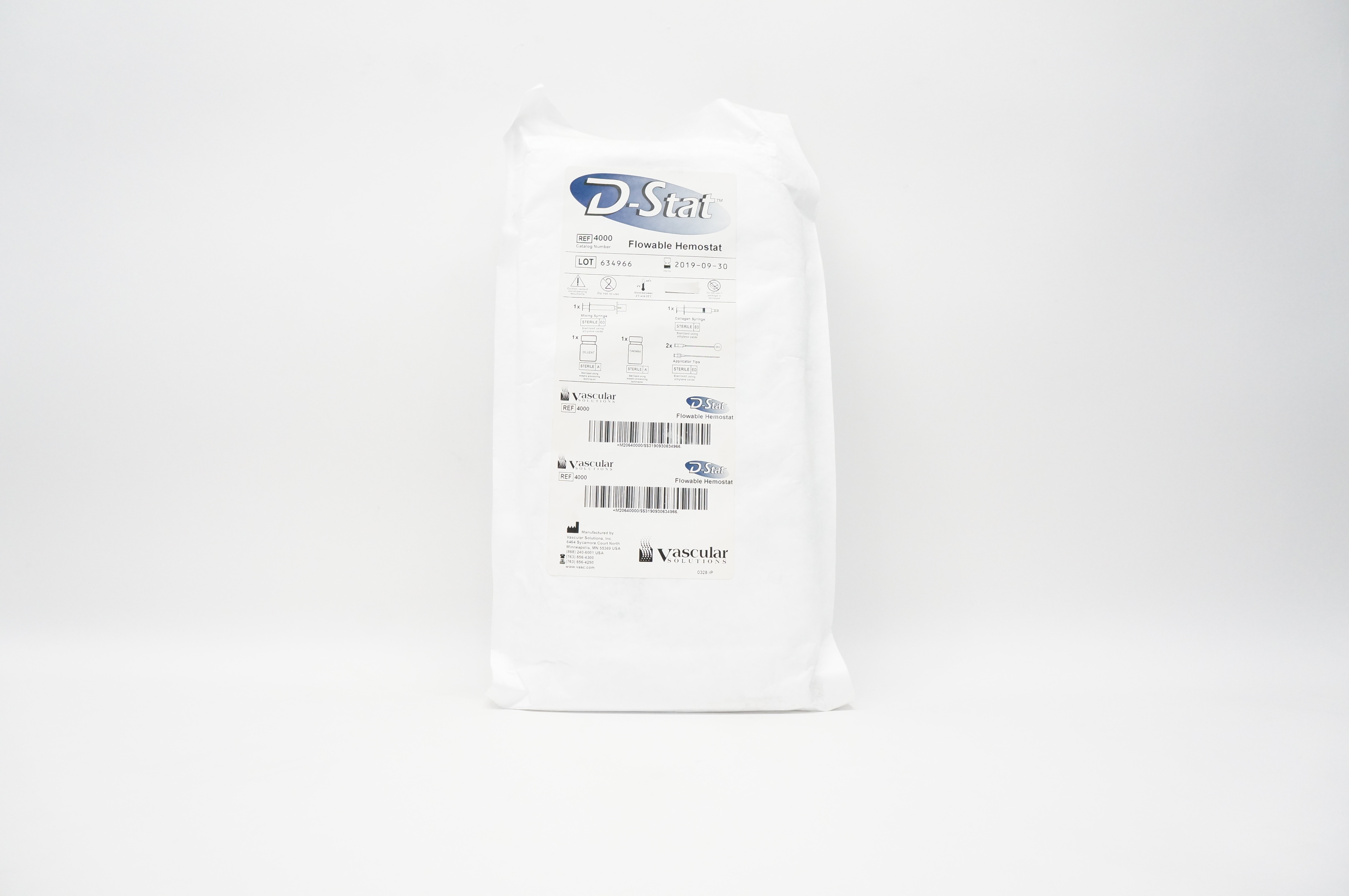 Vascular Solutions 4000 D-Stat Flowable Hemostat (x)