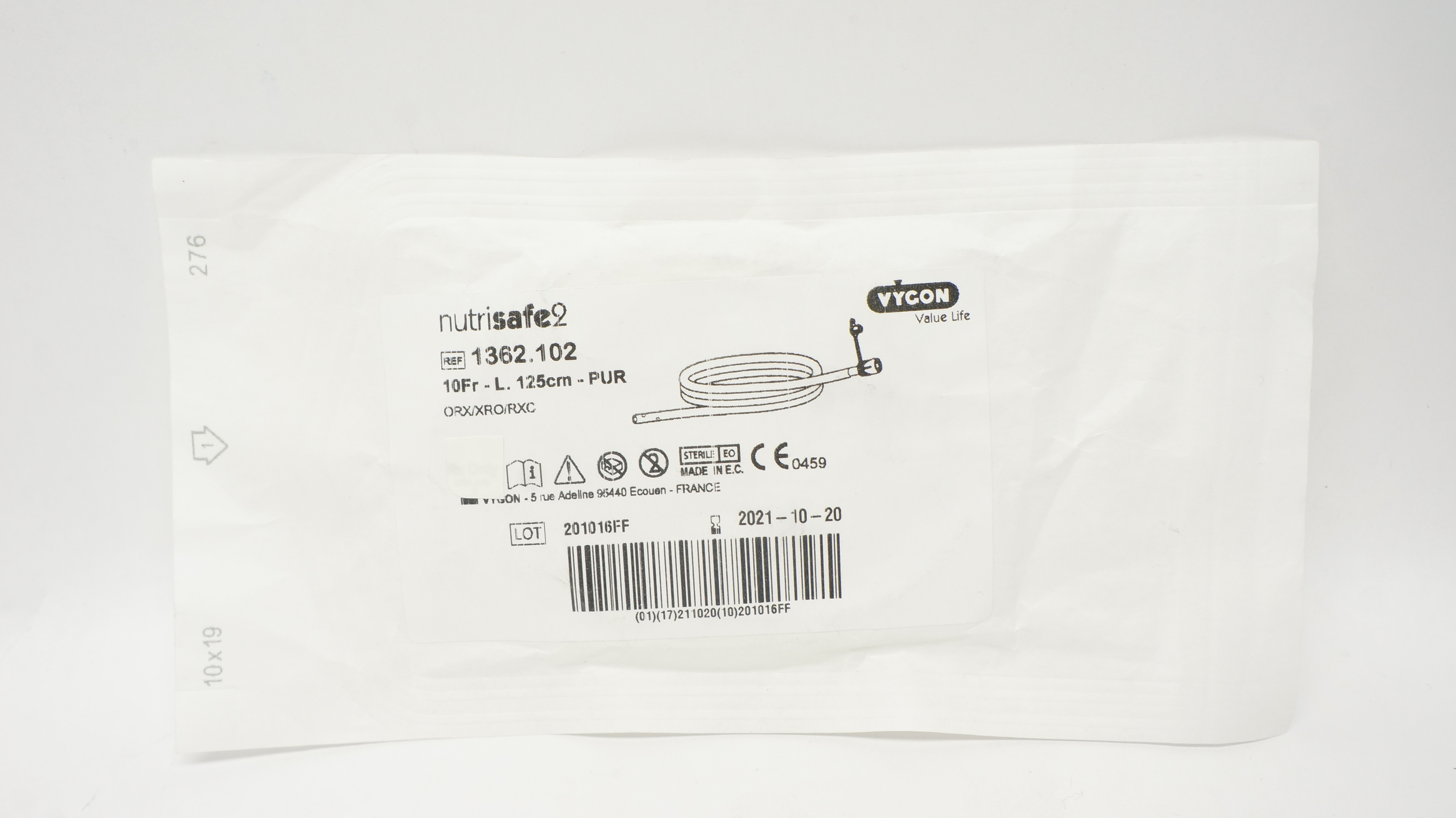 Vygon 1362.102 Nutrisafe 2 (PUR) ORX-XRO-RXC 10Fr.-L.125cm (x)