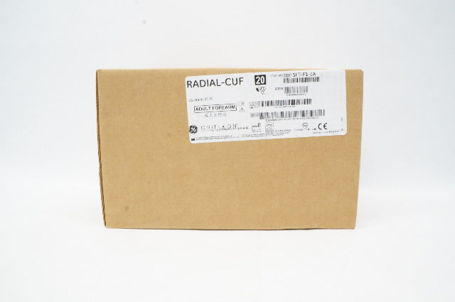 GE Medical SFT-F1-2A Blood Pressure Cuff Radial-Cuf Adult Forearm - Box of 20