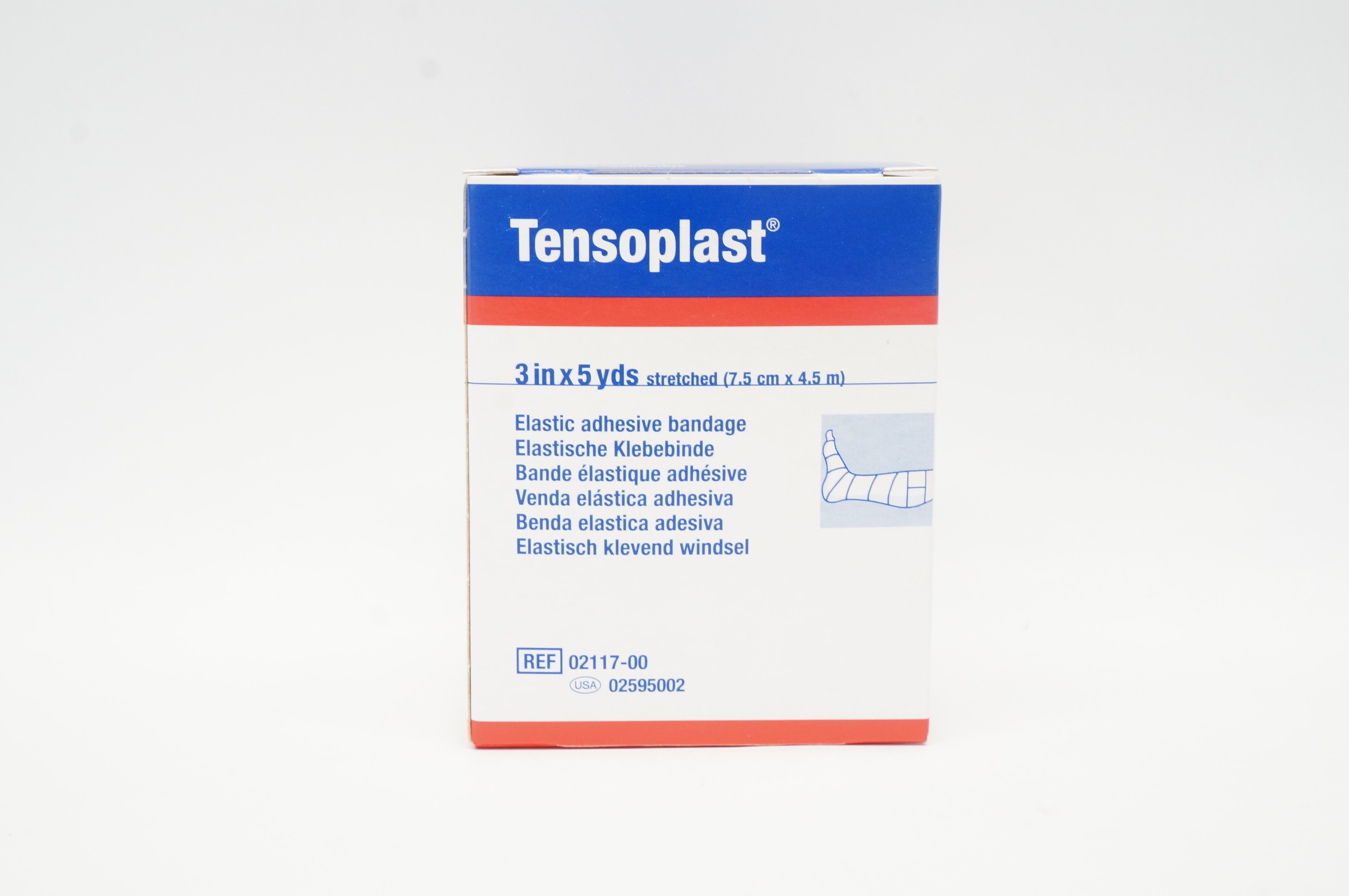 BSN Medical 02117-00 Tensoplast Elastic Adhesive Bandage 3 inch x 5 yds (x)