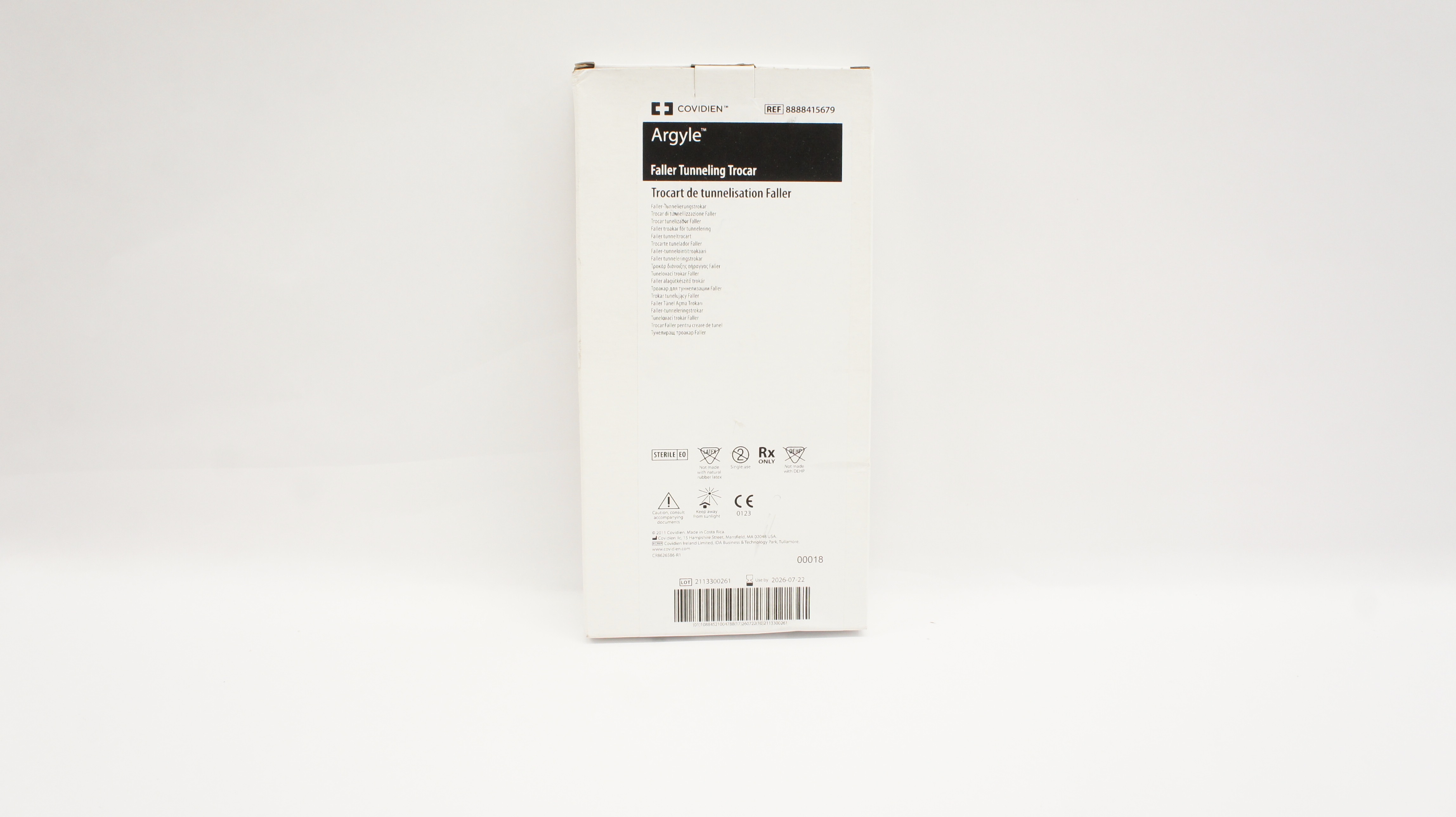Covidien 8888415679 Argyle Faller Tunneling Trocar