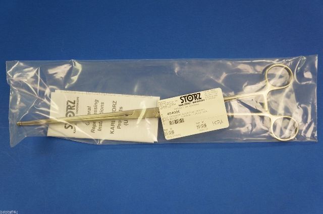 Karl Storz 40400E Self-Retaining Dissecting Forceps With Ratchet S-Shape L 33cm