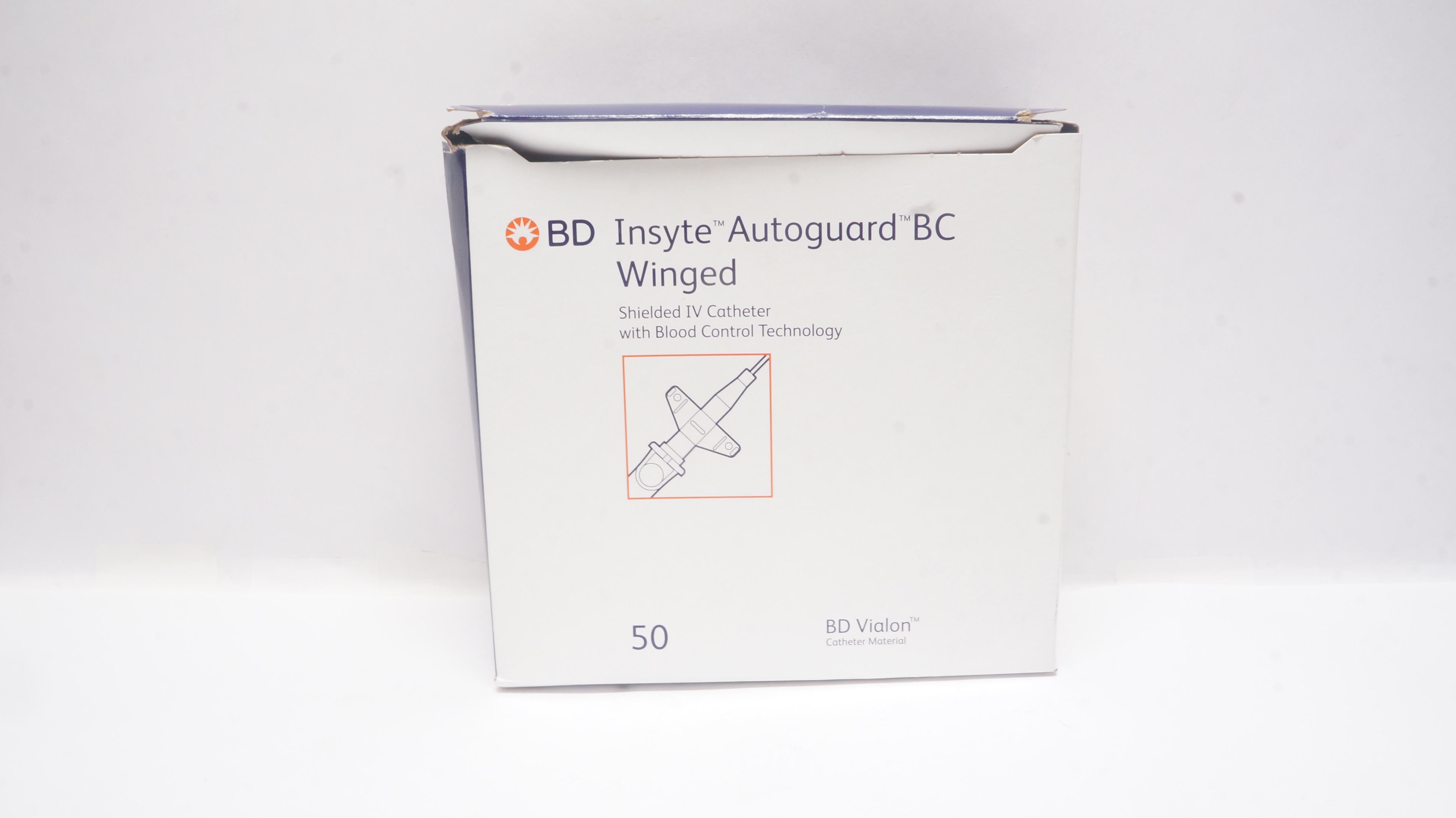 BD 382612 Insyte Autoguard BC Shielded I.V. Cath. 24GA x 0.75 inch - Box of 30
