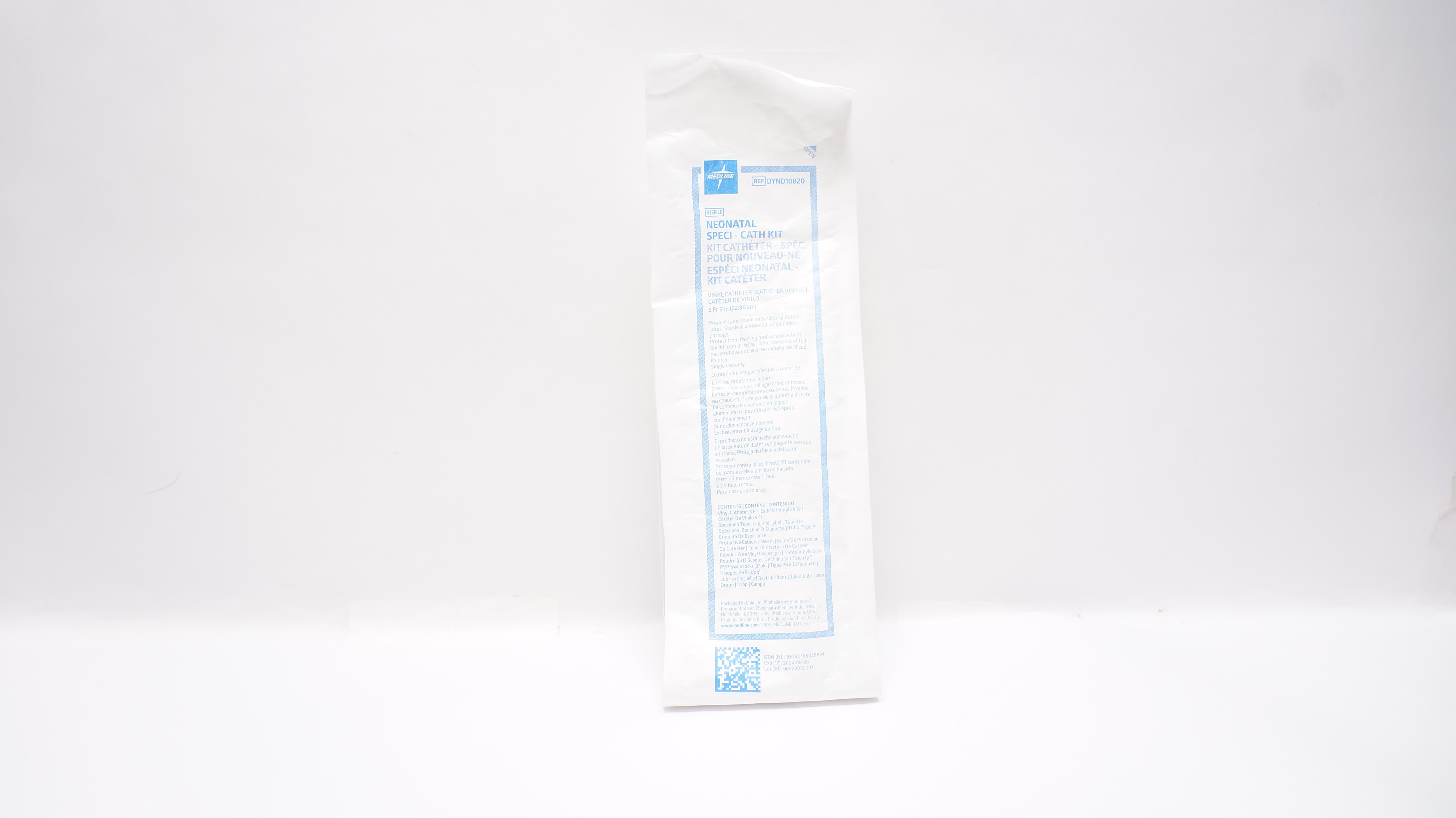 Medline DYND10820 Neonatal Speci - Cath Kit 5Fr. x 9inch