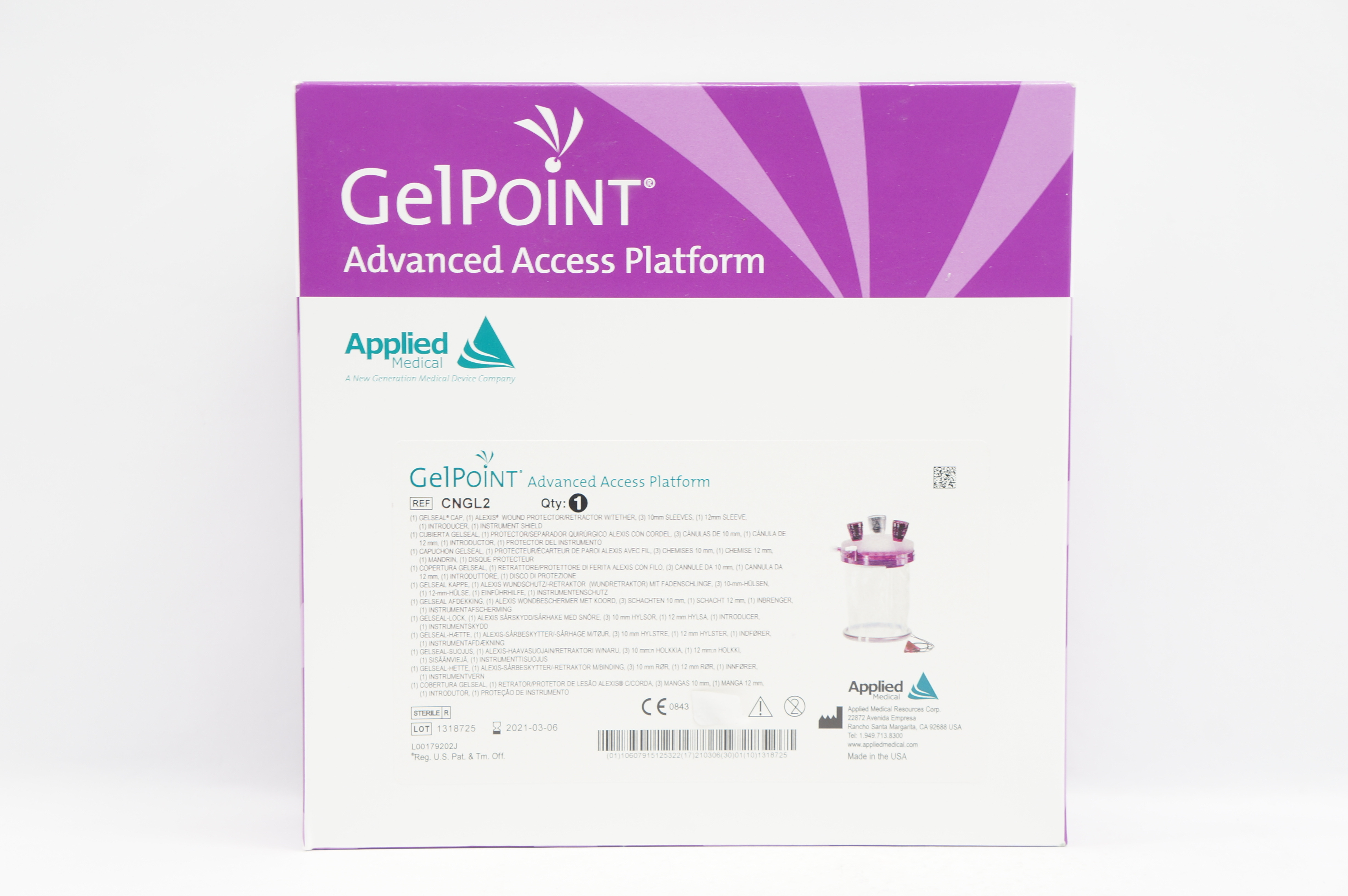 Applied Medical CNGL2 GelPoint Advanced Access Platform 10mm x 12mm (x)