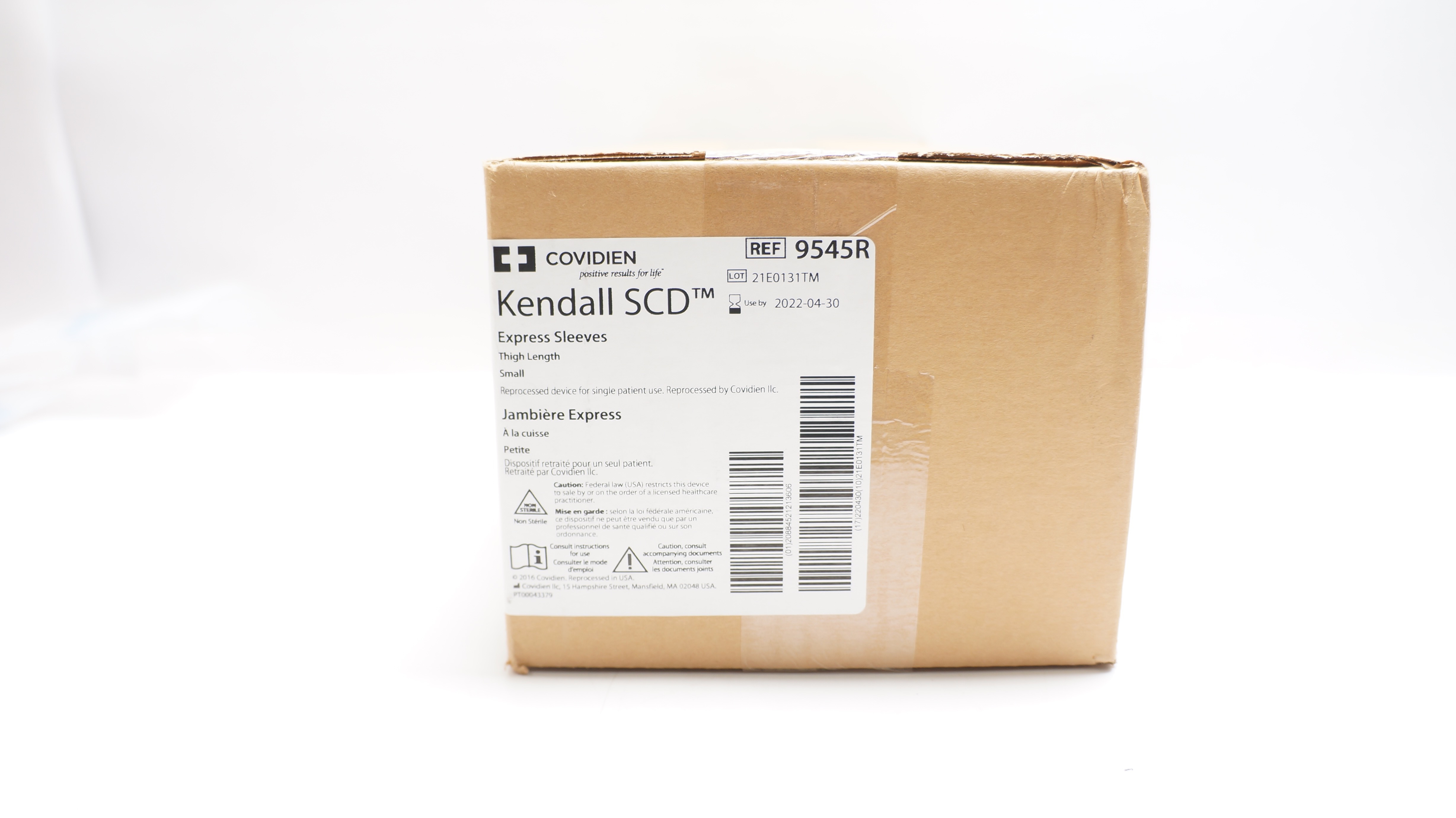 Covidien 9545R Kendall SCD Express Sleeves Thigh Length Small (x) - c