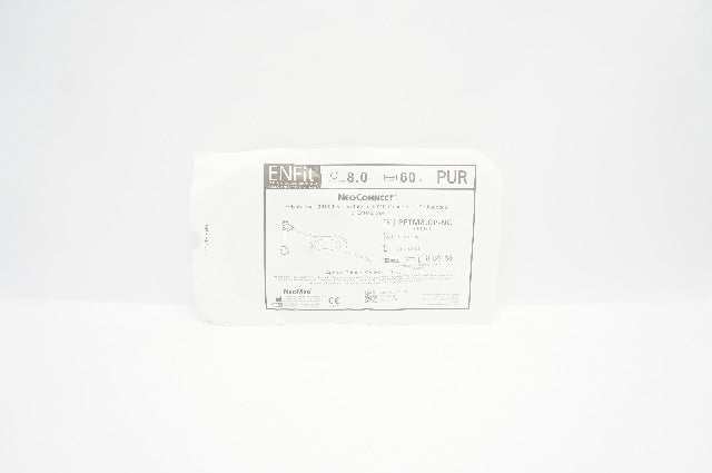 NeoMed PFTM8.0P-NC  Polyurethane Feeding Tube with EnFit Connector 8.0Fr