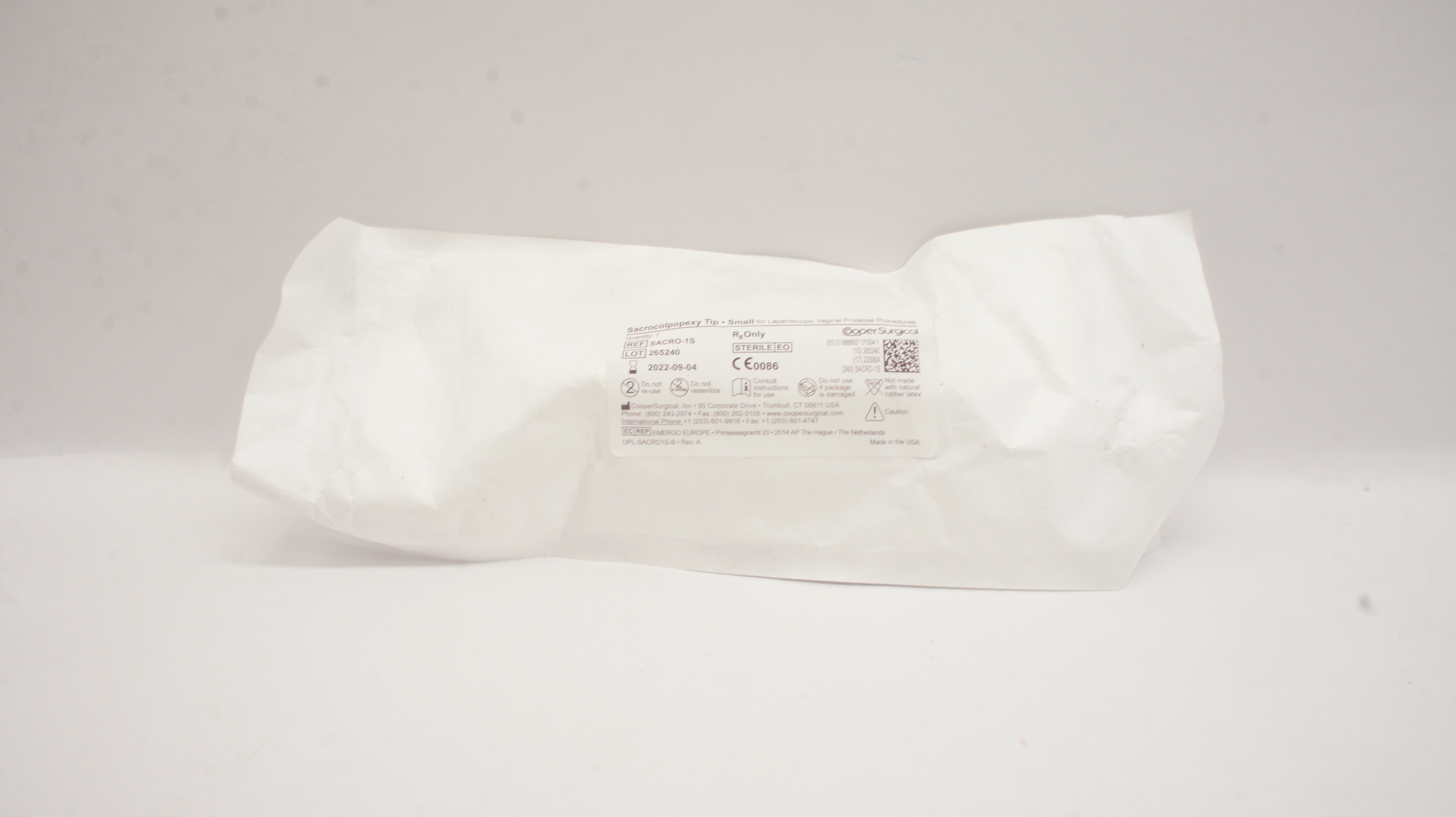 Cooper Surgical SACRO-1S Sacrocolpopexy Tip Small (x)