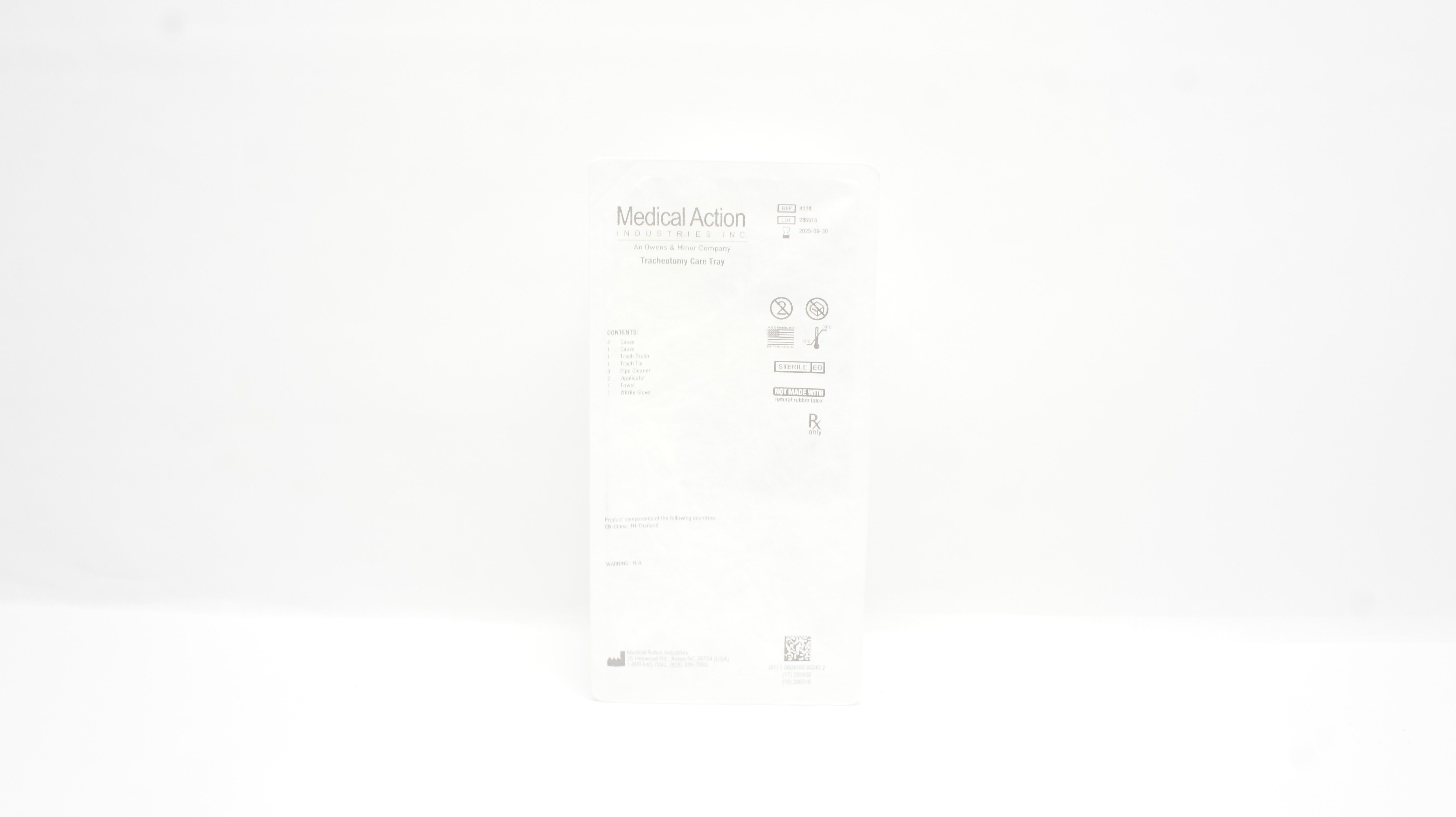 Medical Action 4118 Tracheostomy Care Tray