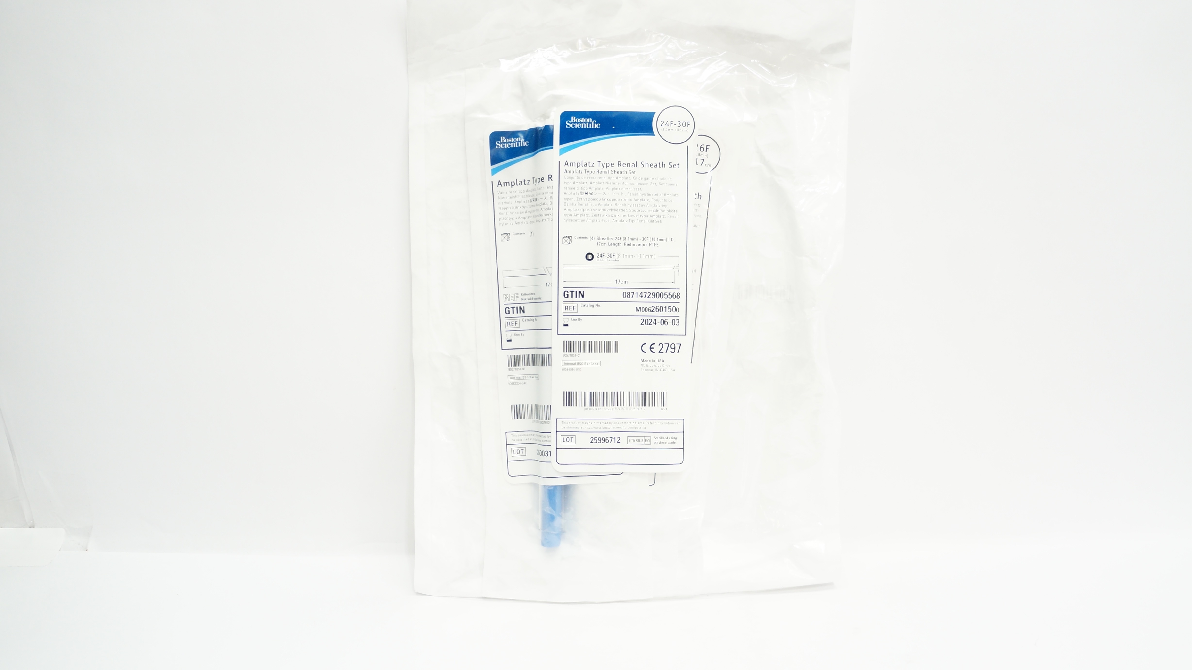Boston Scientific M0062601500 Amplatz Type Renal Sheath Set 24F-30F