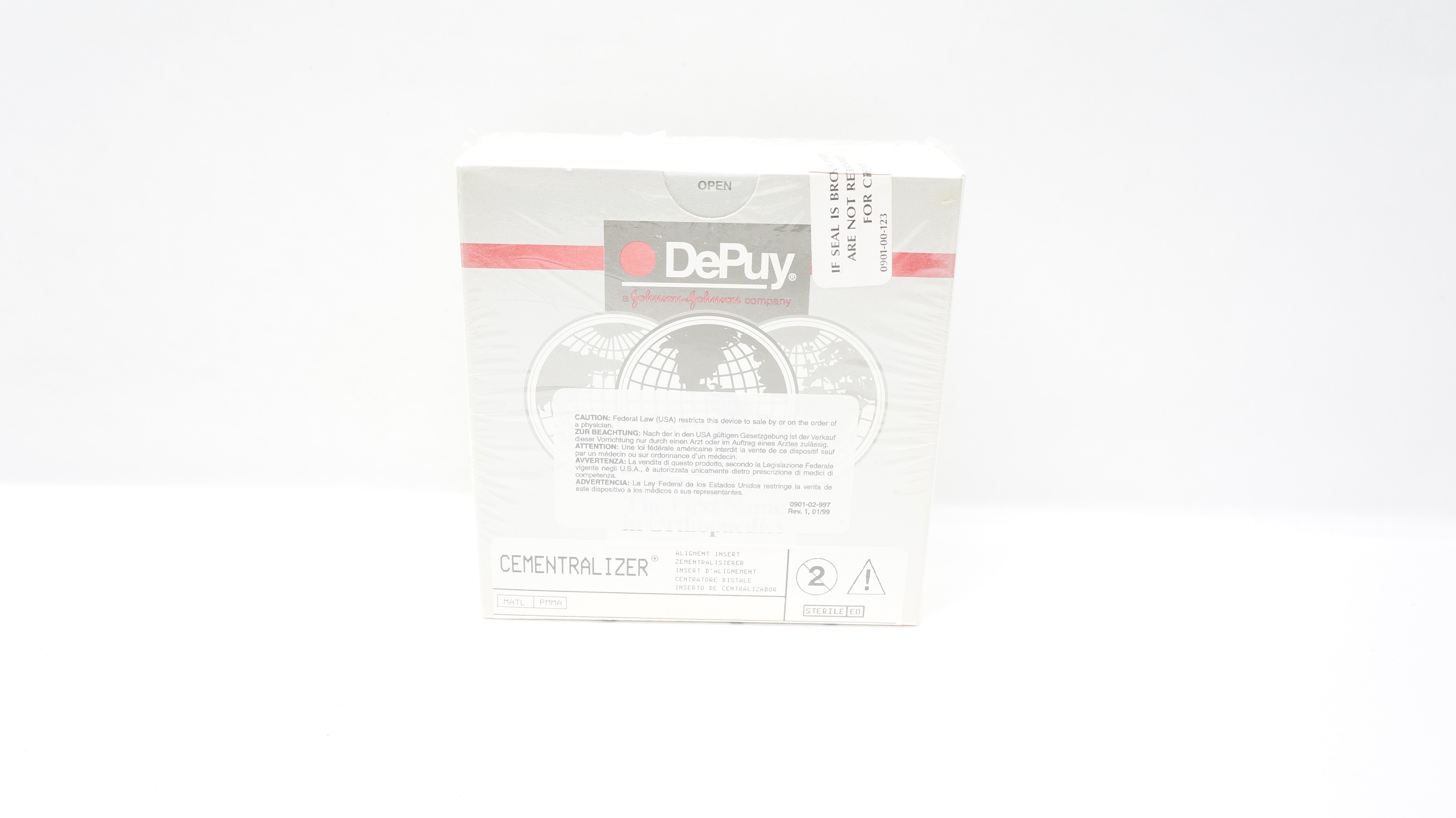 DePuy 1376-29-000 Cementralizer Aligment Insert, Diameter 18.0mm