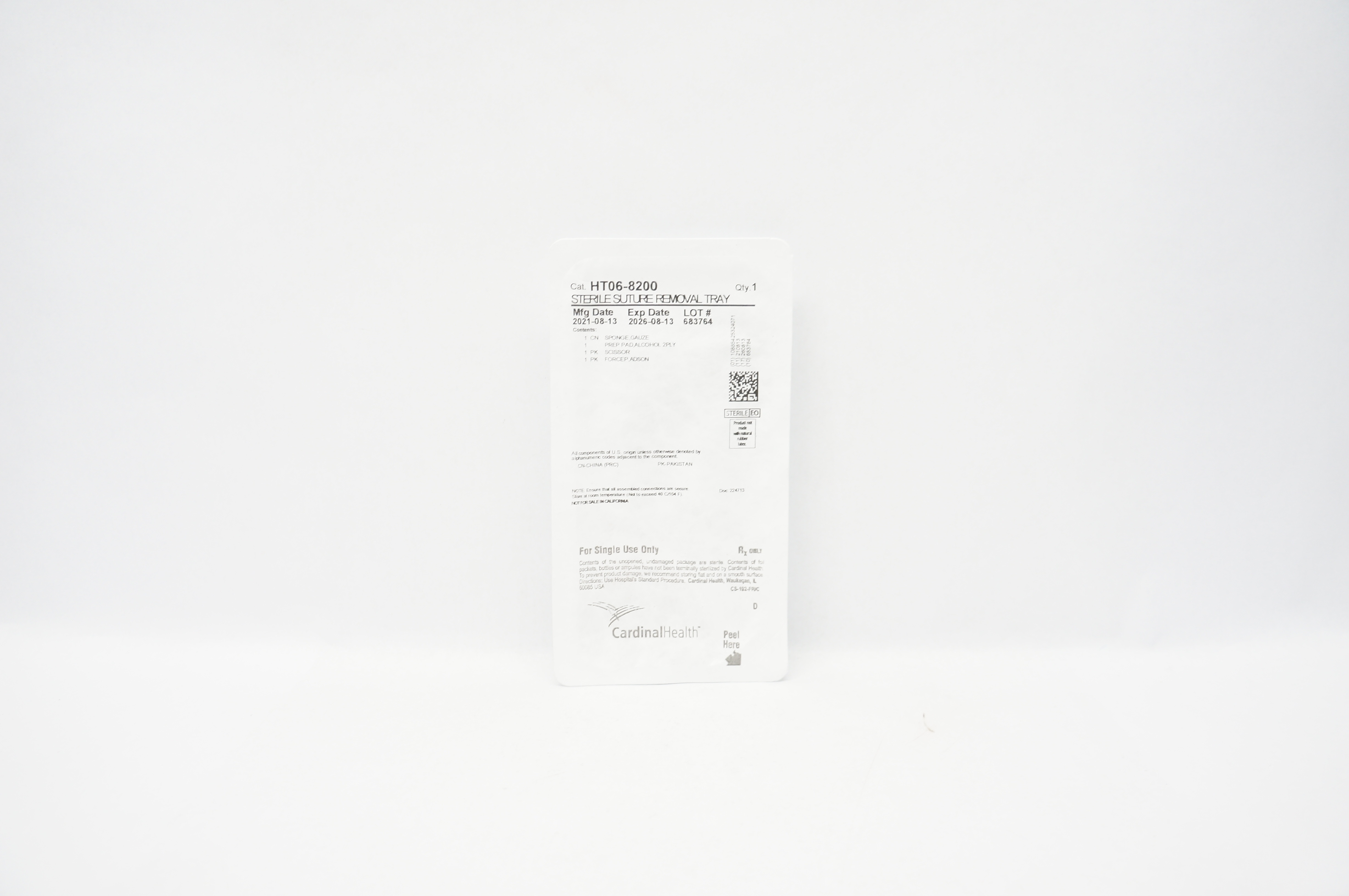 Cardinal Health HT06-8200 Stre Removal Tray