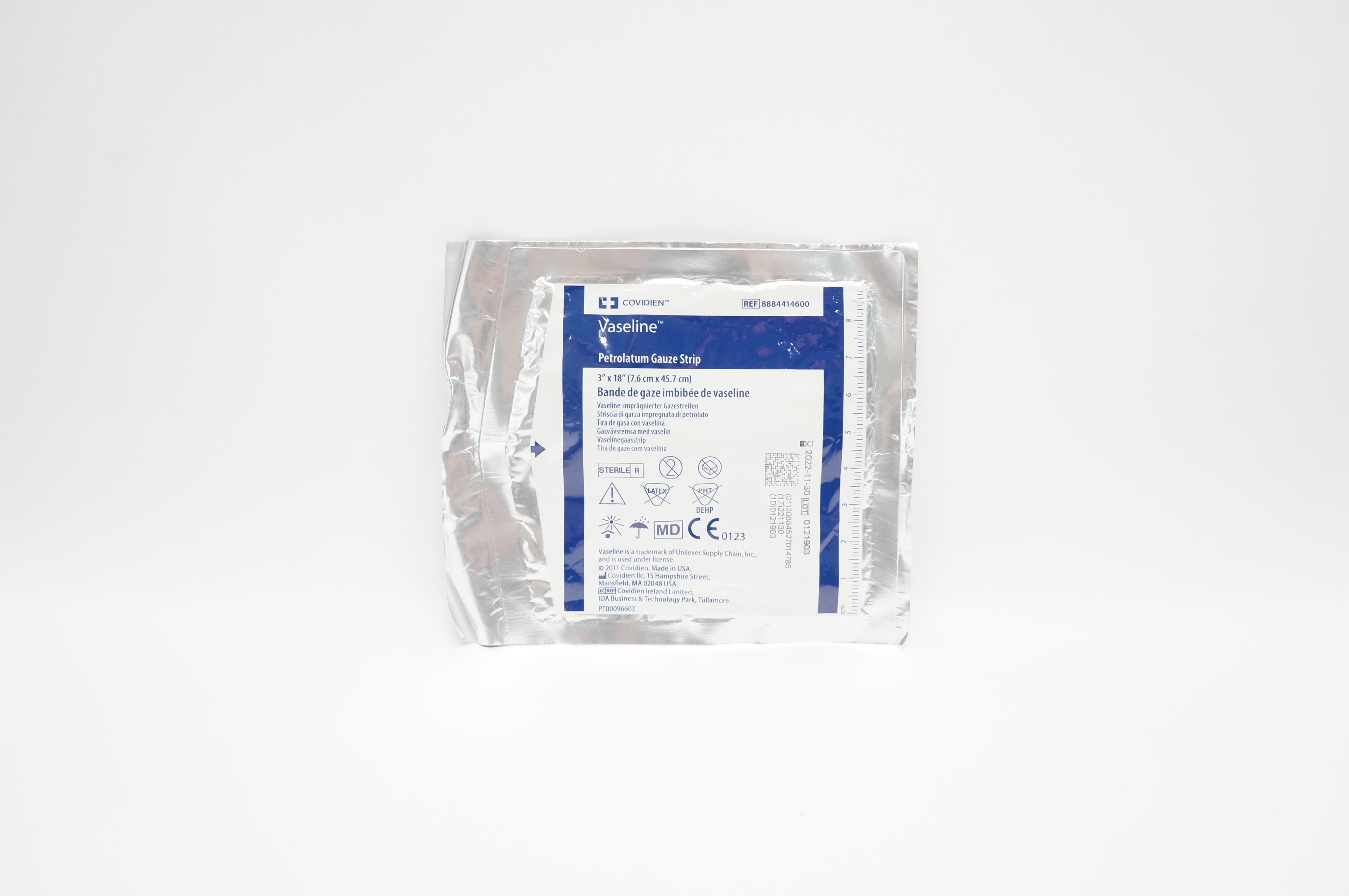 Covidien 8884414600 Vaseline Petrolatum Gauze Strip 3inch x 18inch (x)