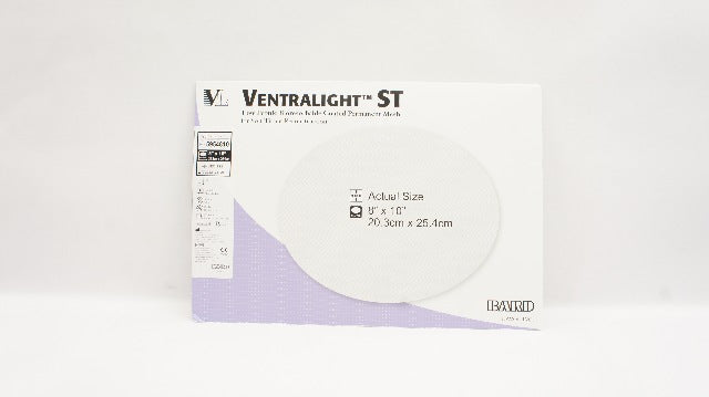 Bard 5954810 Ventralight ST Bioresorbable Coated Permanent Mesh 8inchx 10inch(x)