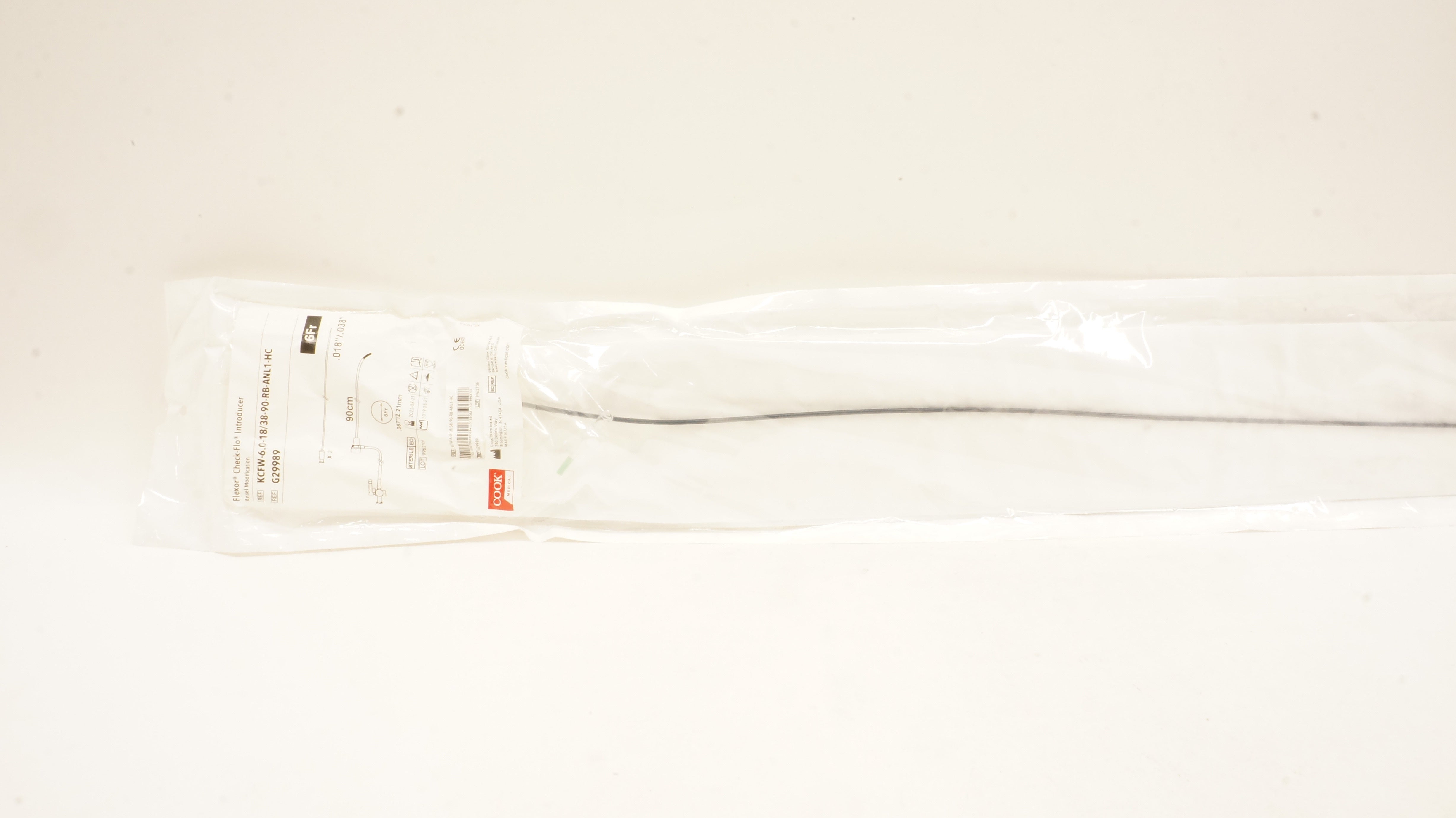 Cook Medical G29989 Flexor Check-Flo Introducer 6Fr x 90cm