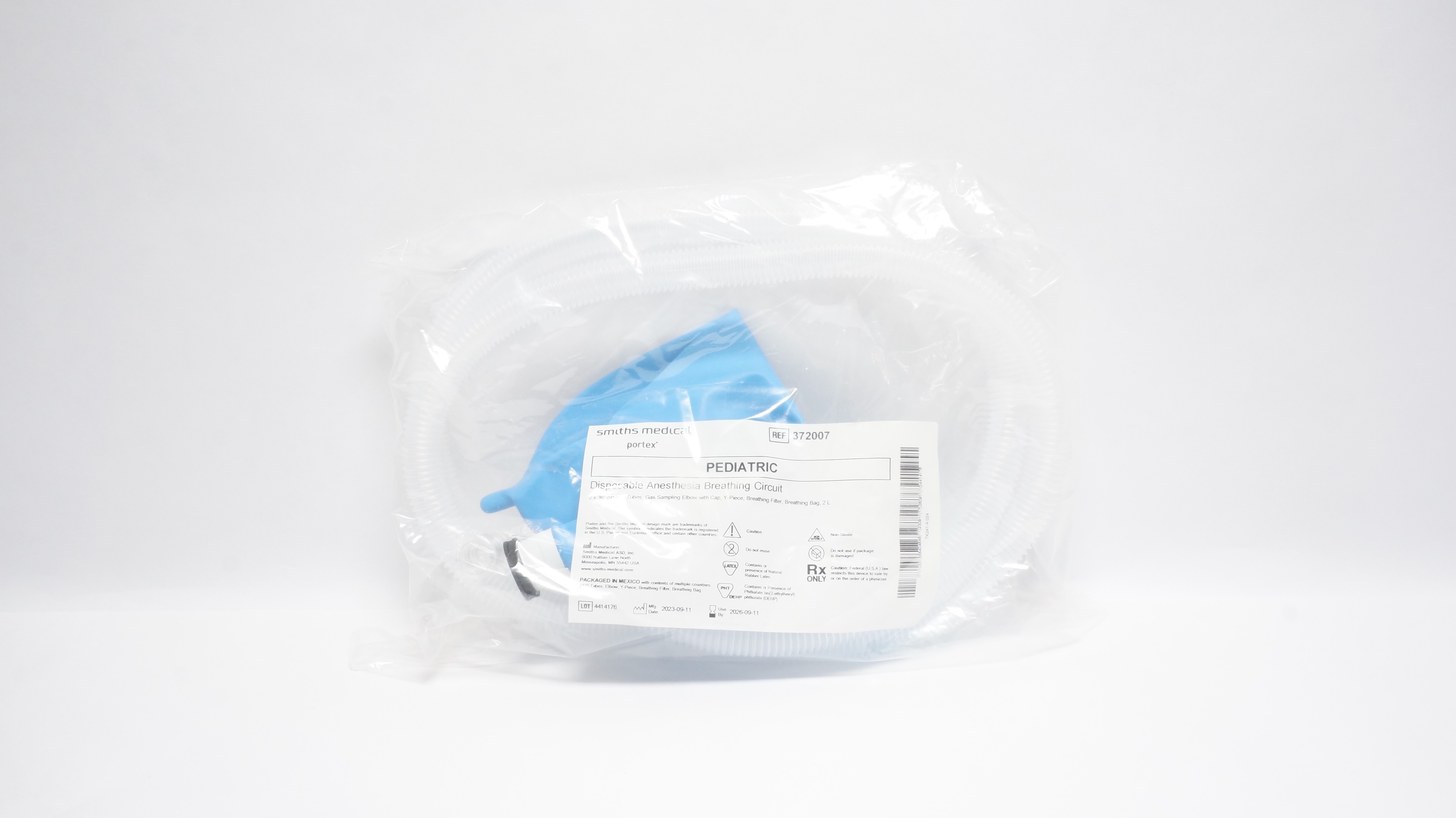 Smiths Medical 372007 Portex Pediatric Anaesthesia Breathing Circuit 2 x 36in