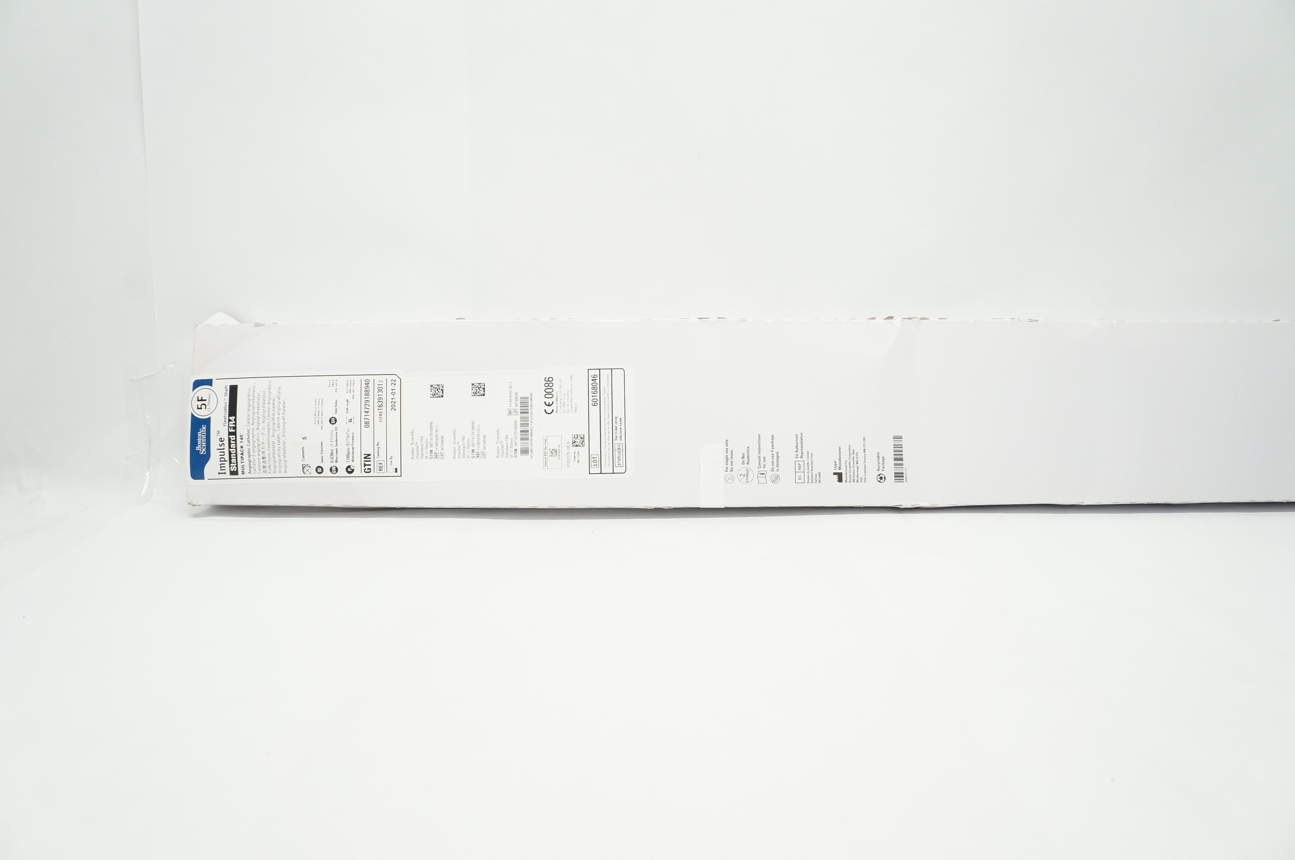 Boston Scientific H749163913012 Impulse Standard FR4 MULTIPACK 145 Deg. 5F (x)