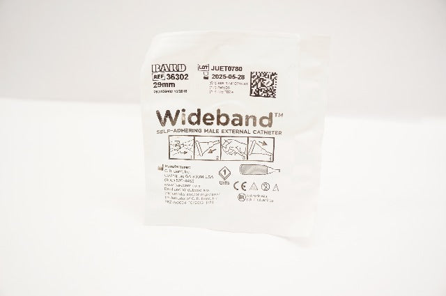 Bard 36302 Wideband Self-Adhering Male External Cath. 29mm