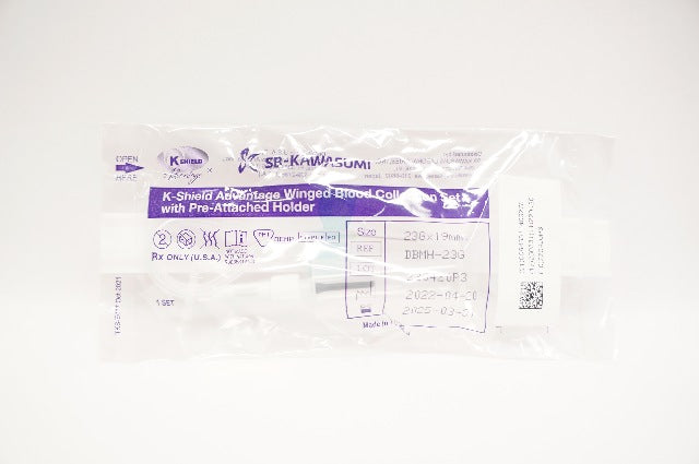 Kshield DBMH-23G Kawasumi Advantage Winged Blood Collection Set