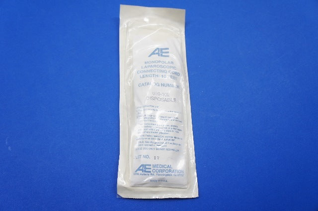 AE Medical 050-302 Monopolar Laparoscope Connecting Cord Length 10 Feet