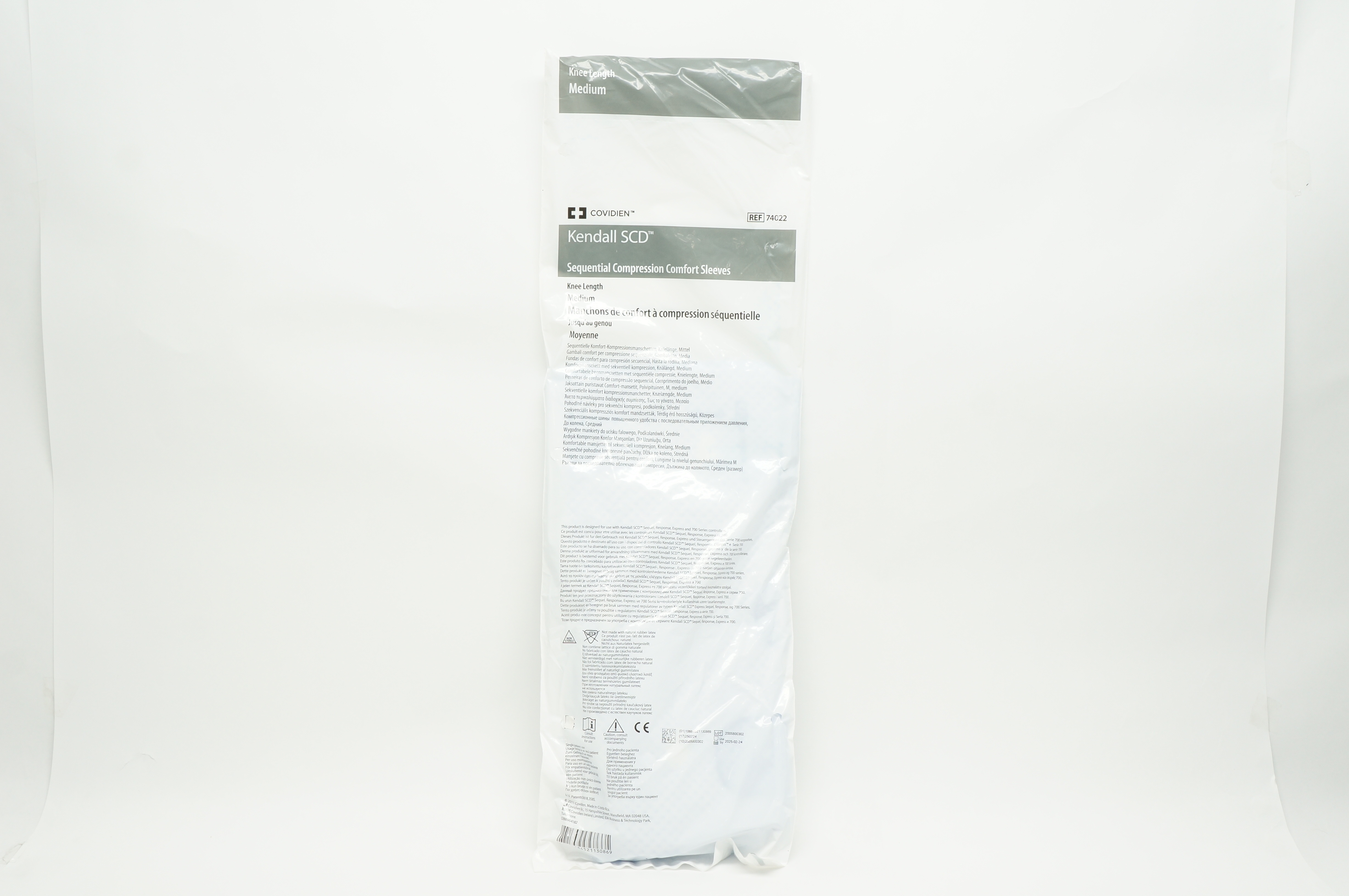 Covidien 74022 Kendall SCD Sequential Compression Comfort Sleeves Medium