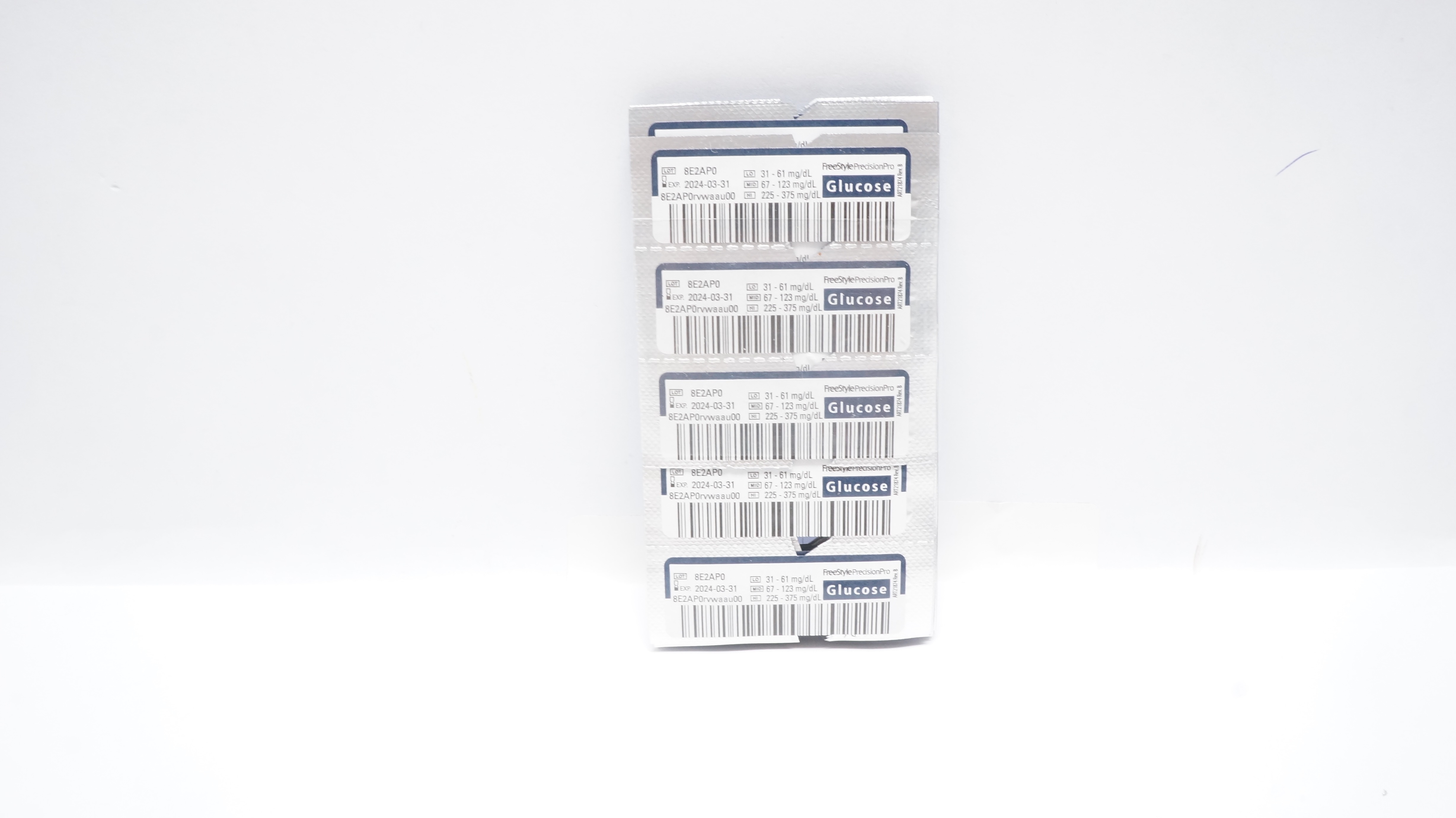 Abbott FreeStyle PrecisionPro Blood Glucose Test Strips (x) - Lot of 5