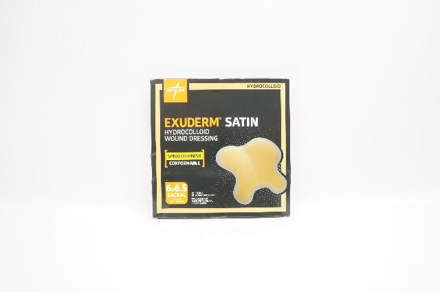 Medline MSC5475 Exuderm Satin Hydrocolloid Wound Dressing 6 x 6.5inch - Box of 5
