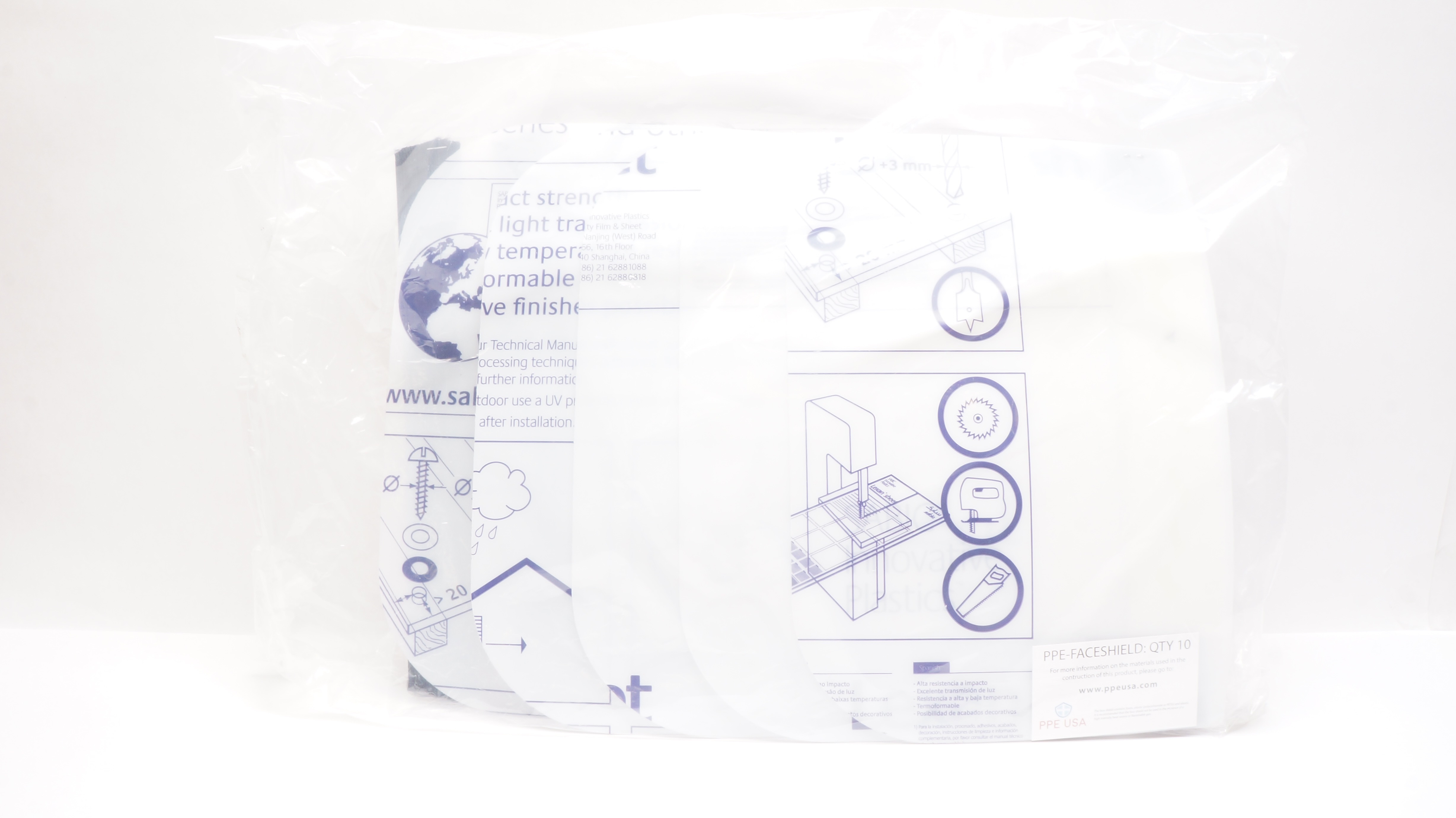 PPE FaceShield - Pack of 10
