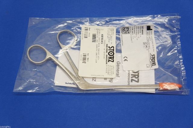 Karl Storz 489045 Ferris-Smith Nasal Forceps With Serrated Jaws WL 11cm 