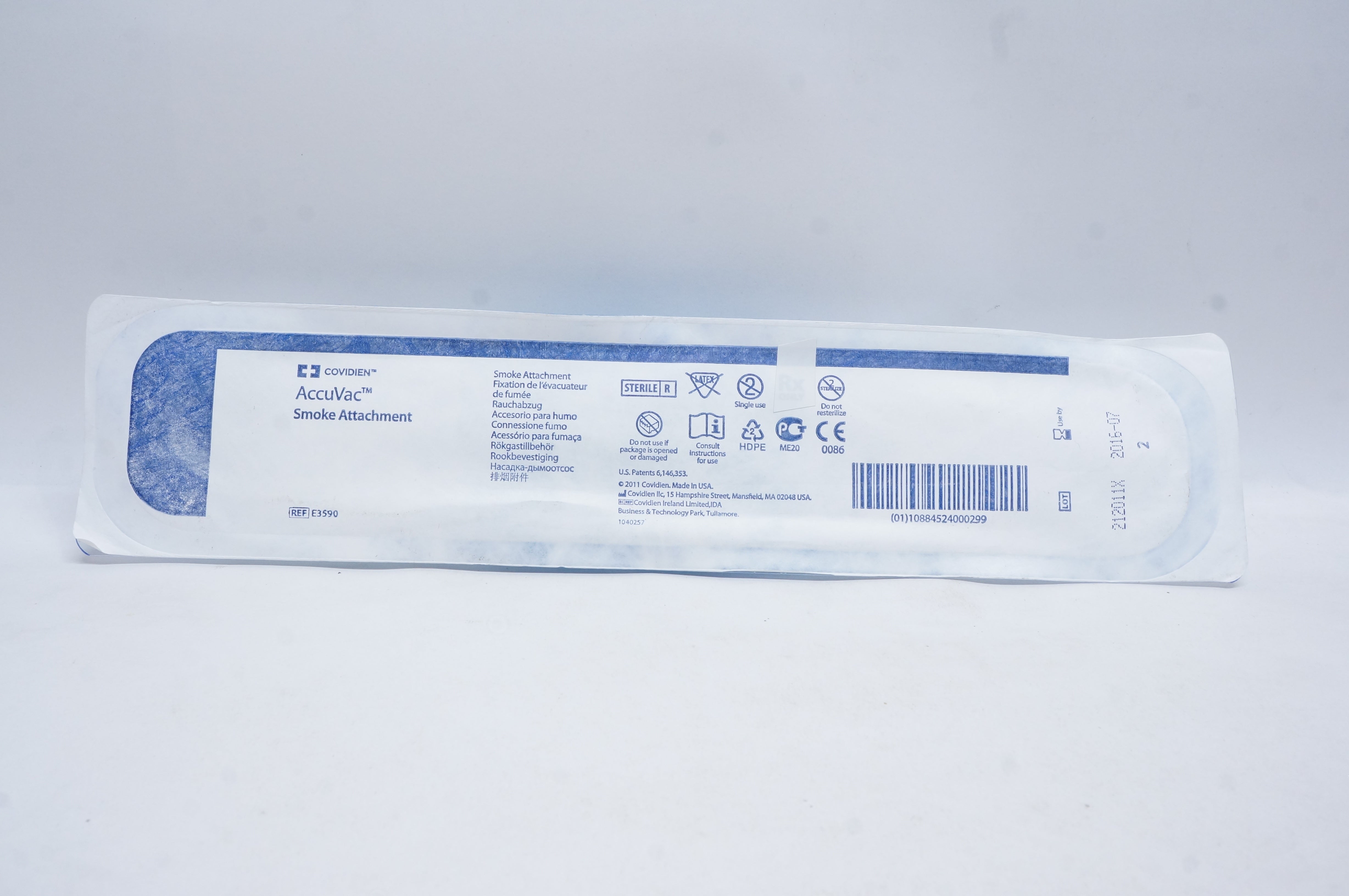 Covidien E3590 AccuVac Smoke Attachment (x)