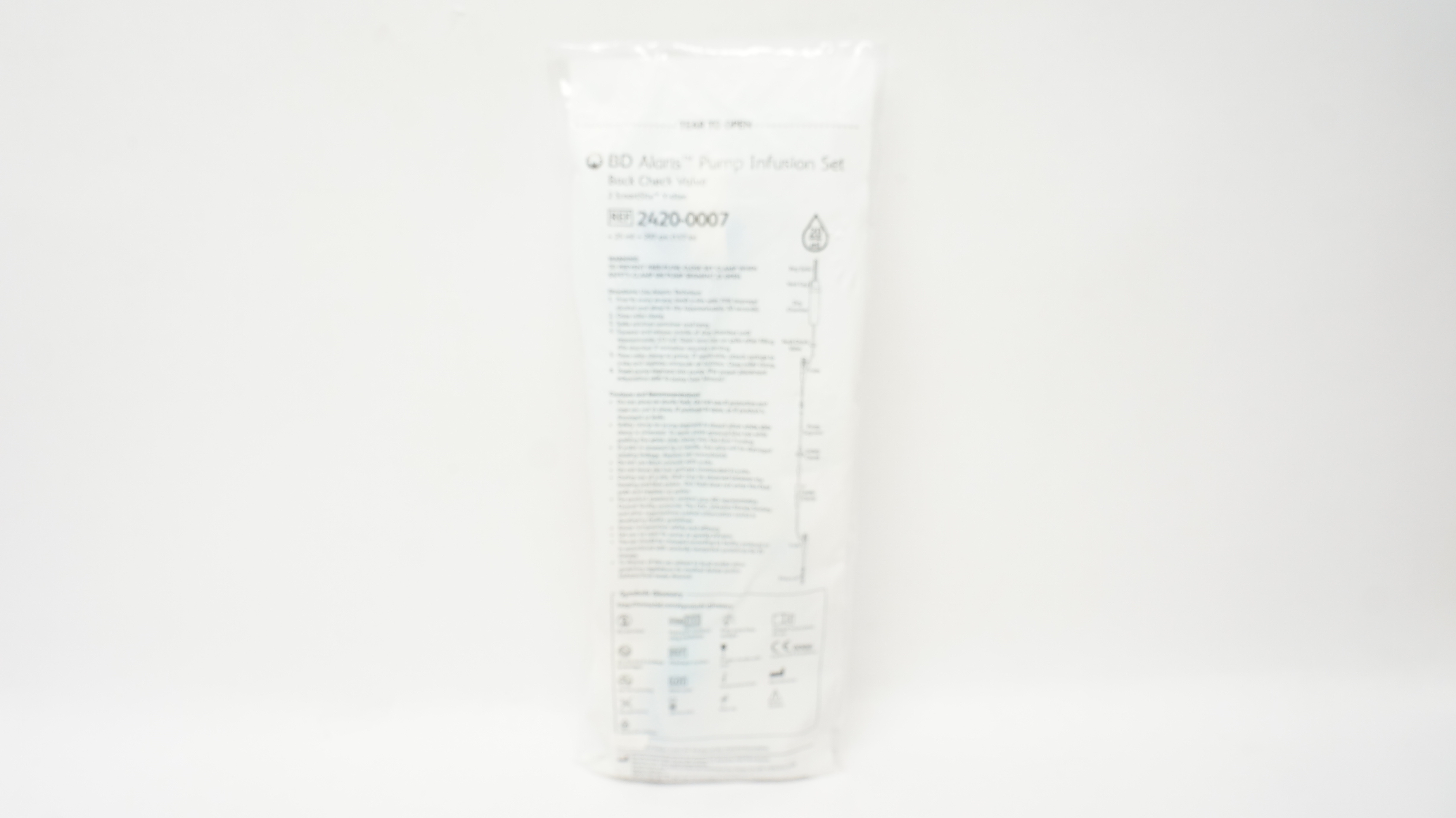 BD 2420-0007 Alaris Pump Infusion Set Back Check Valve 20ml (x)