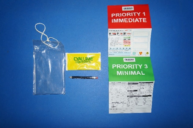 North American 20-0033 Priority 1 TRIAGE TAGS ~ Lot of 20