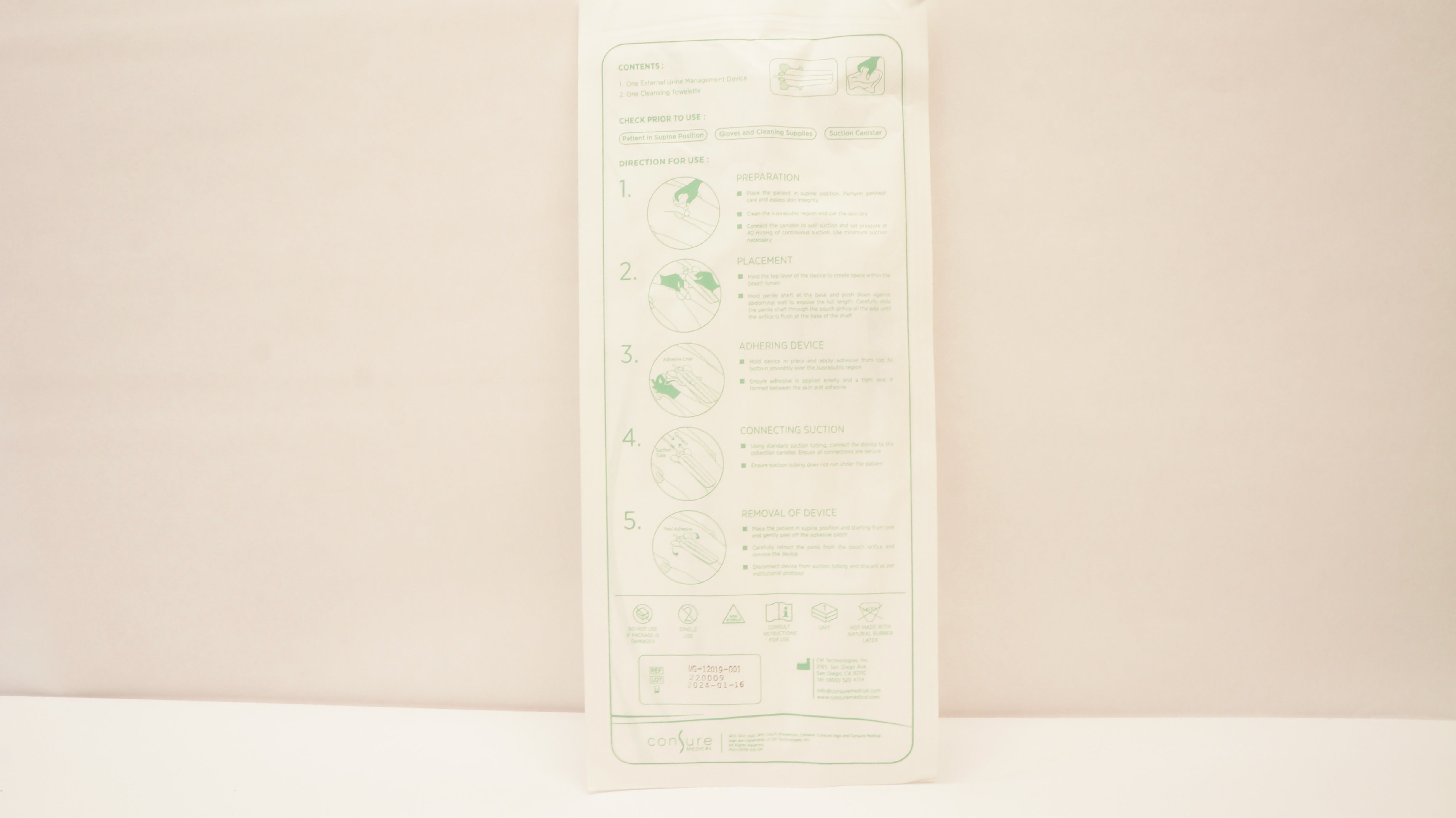 Consure Medical MG-12019-001 External Urine Management Device