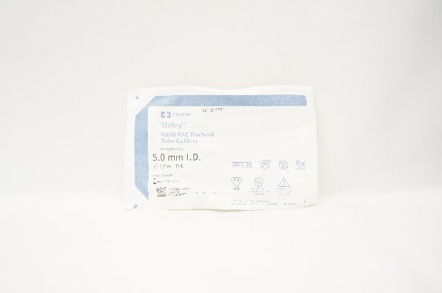 Covidien 86287 Mallinckrodt Nasal RAE Tracheal Tube Cuffless 5.0ID x 6.7mm OD
