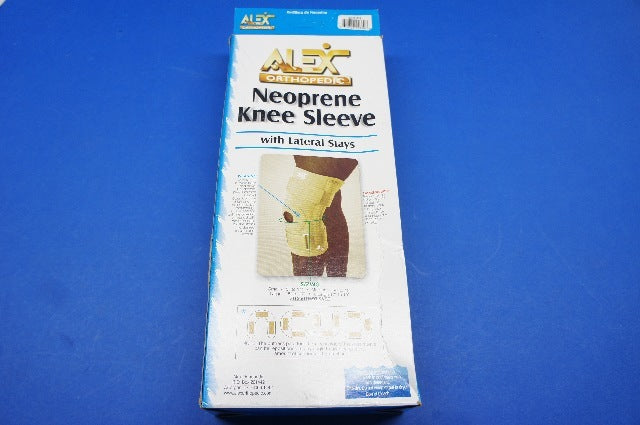 Alex Orthopedic Neoprene Knee Sleeve Hand Wash Lay Flat to Dry X-Small