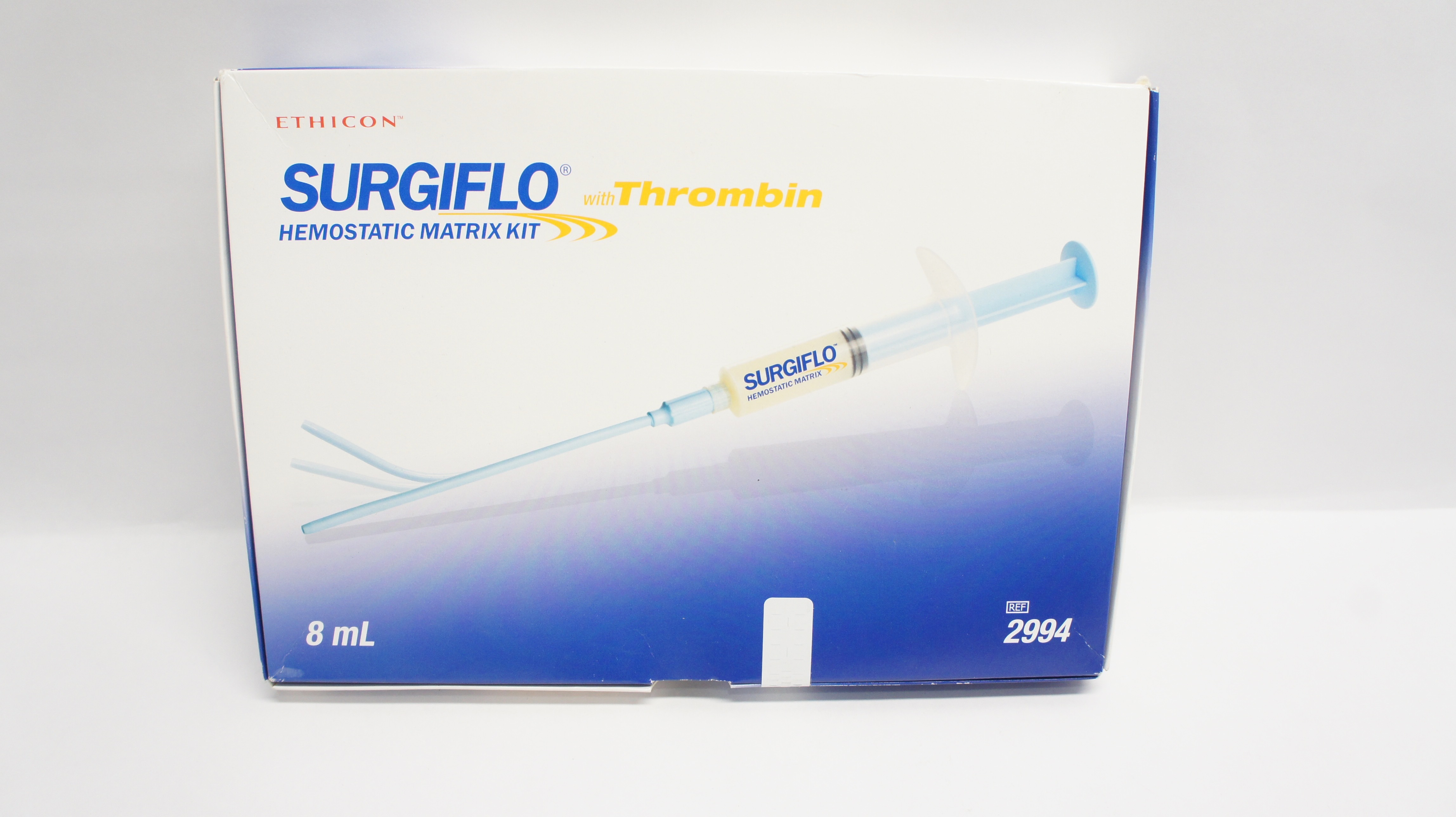 Ethicon 2994 Ferrosan Surgiflo with Thrombin Hemostatic Matrix Kit 8 mL (x)