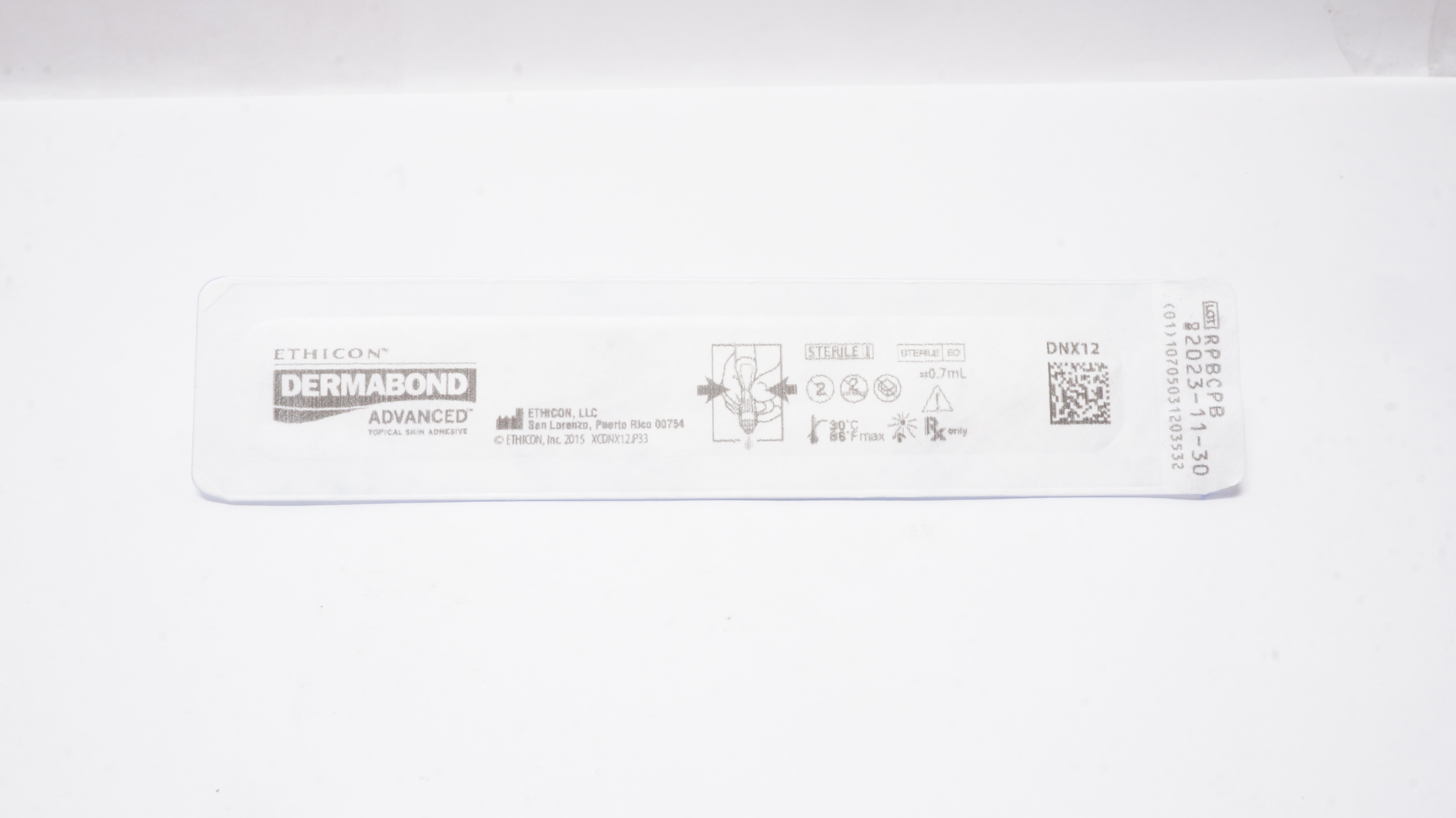 Ethicon DNX12 Dermabond Advanced Topical Skin Adhesive Approx. 0.7mL (x)