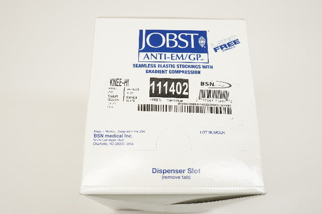 BSN 111402 Jobst Anti-EM/GP Seamless Elastic Stockings, Small 9-12in. -Box of 12