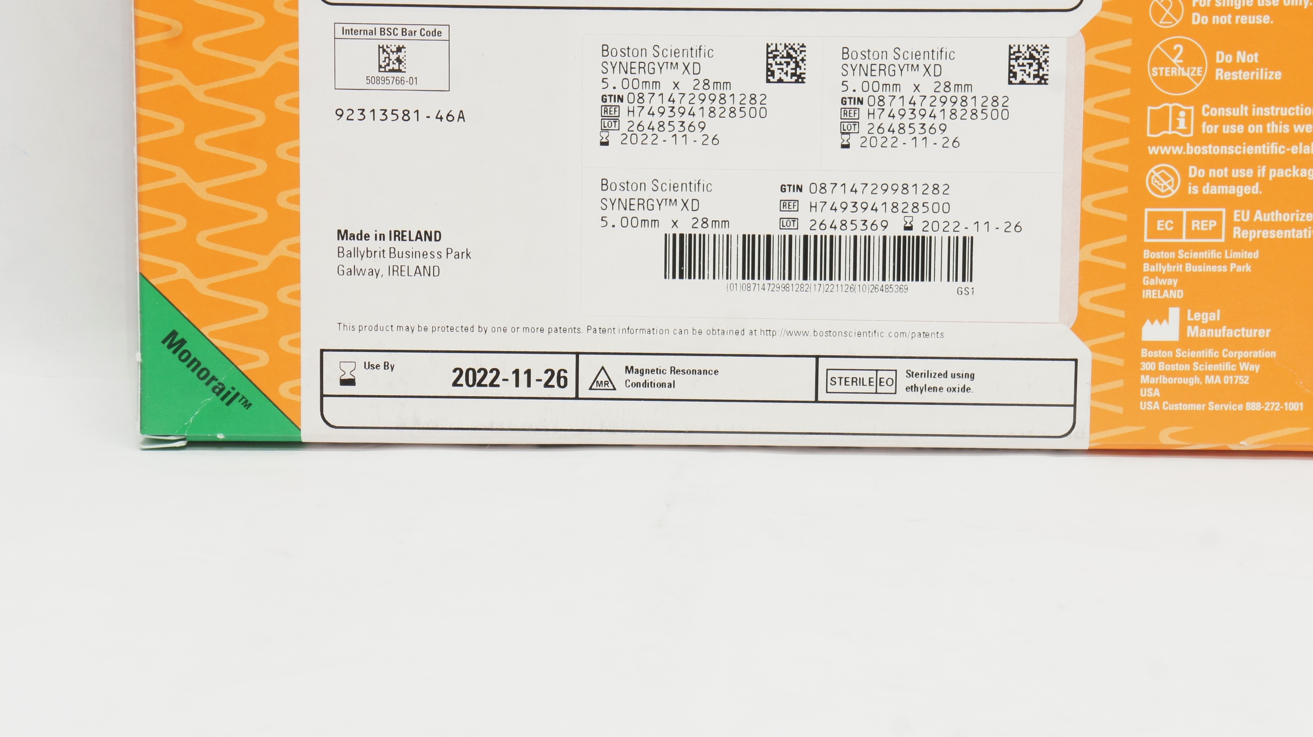 Boston Scientific H7493941828500 Synergy XD Coronary Stnt System