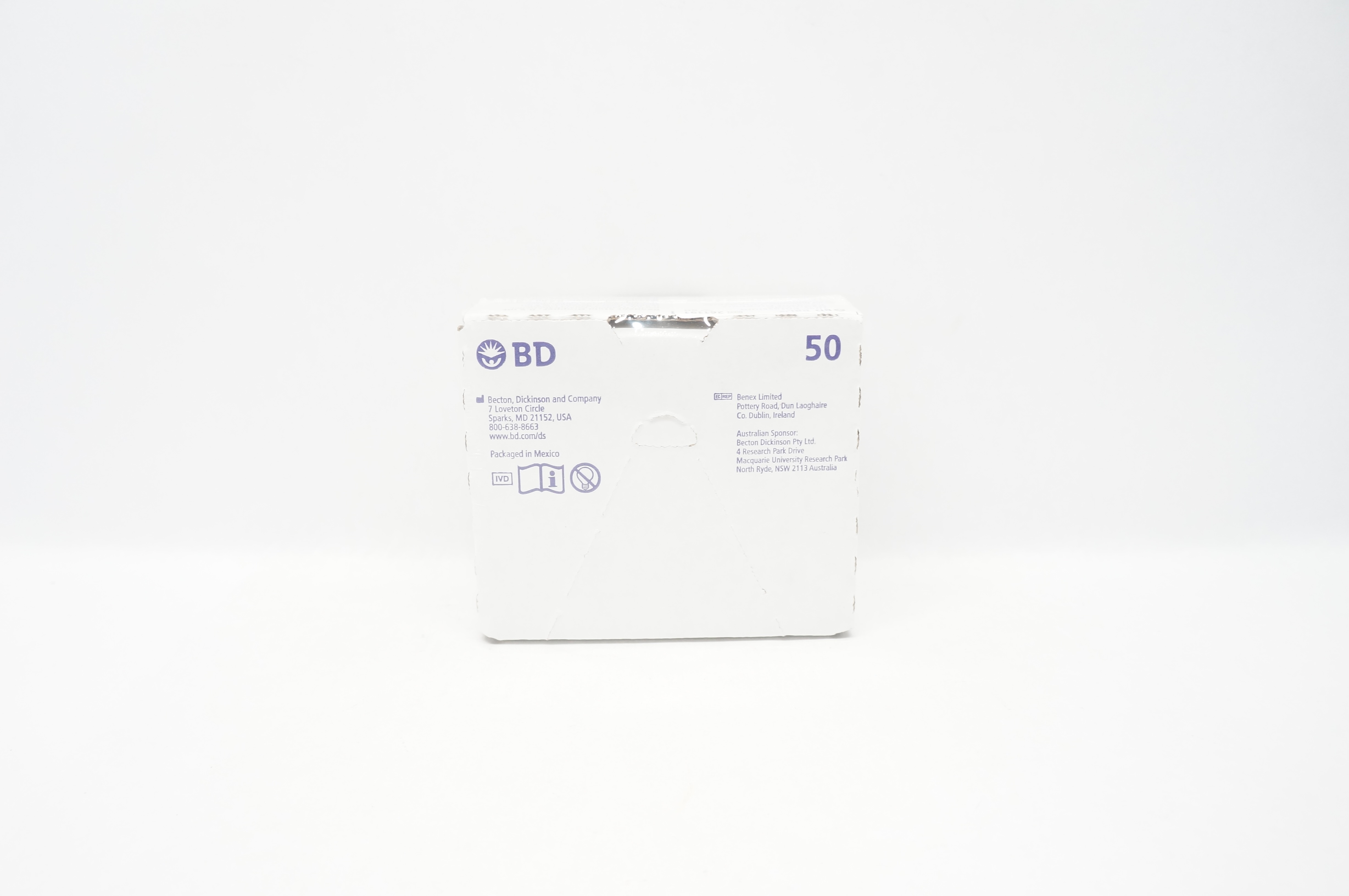 BD 261191 BBL 10% Potassium Hydroxide Reagent Droppers (x) - Box of 50