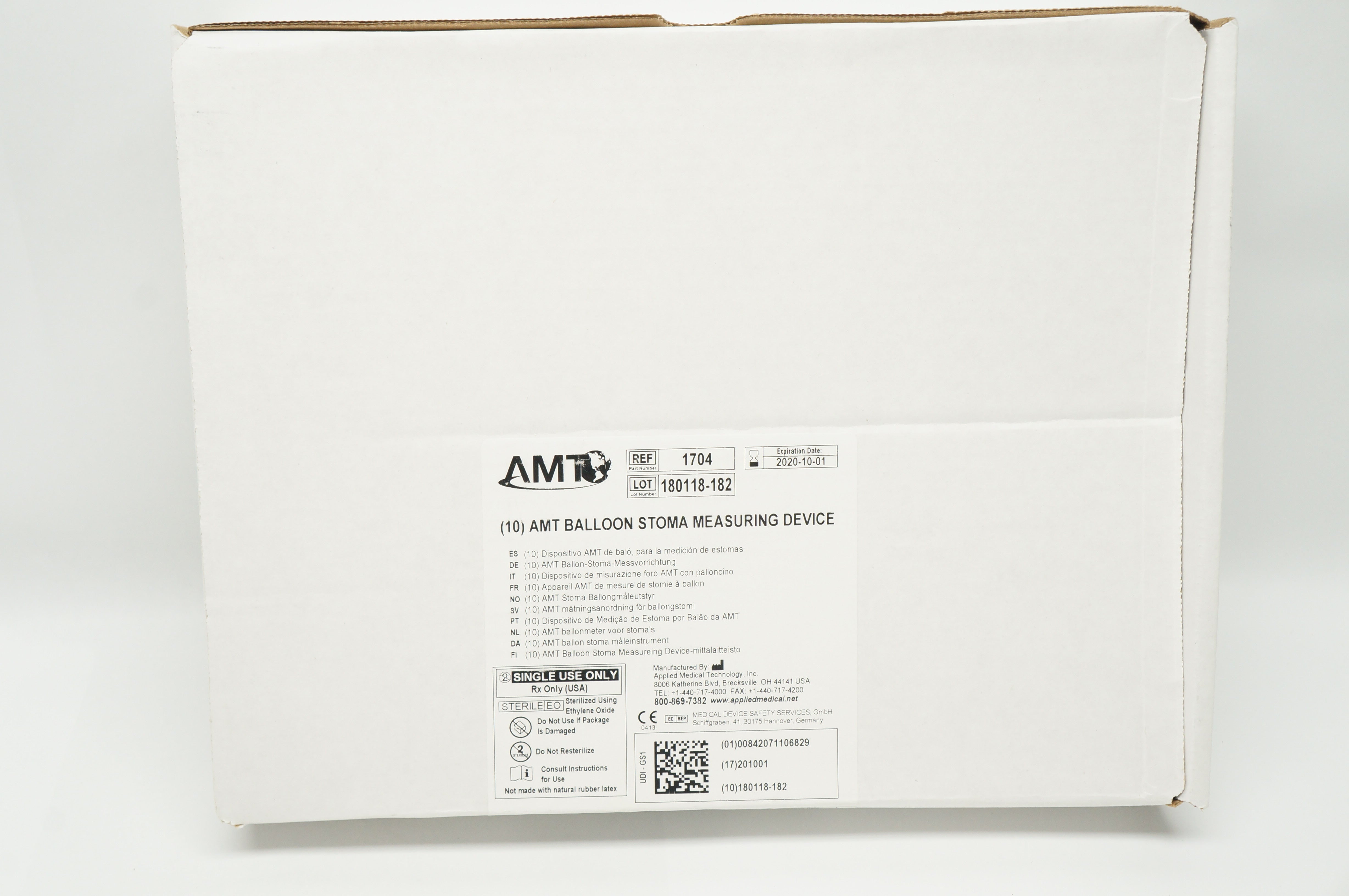 Applied Medical 1704 Balloon Stoma Measuring Device (x) - Box of 10
