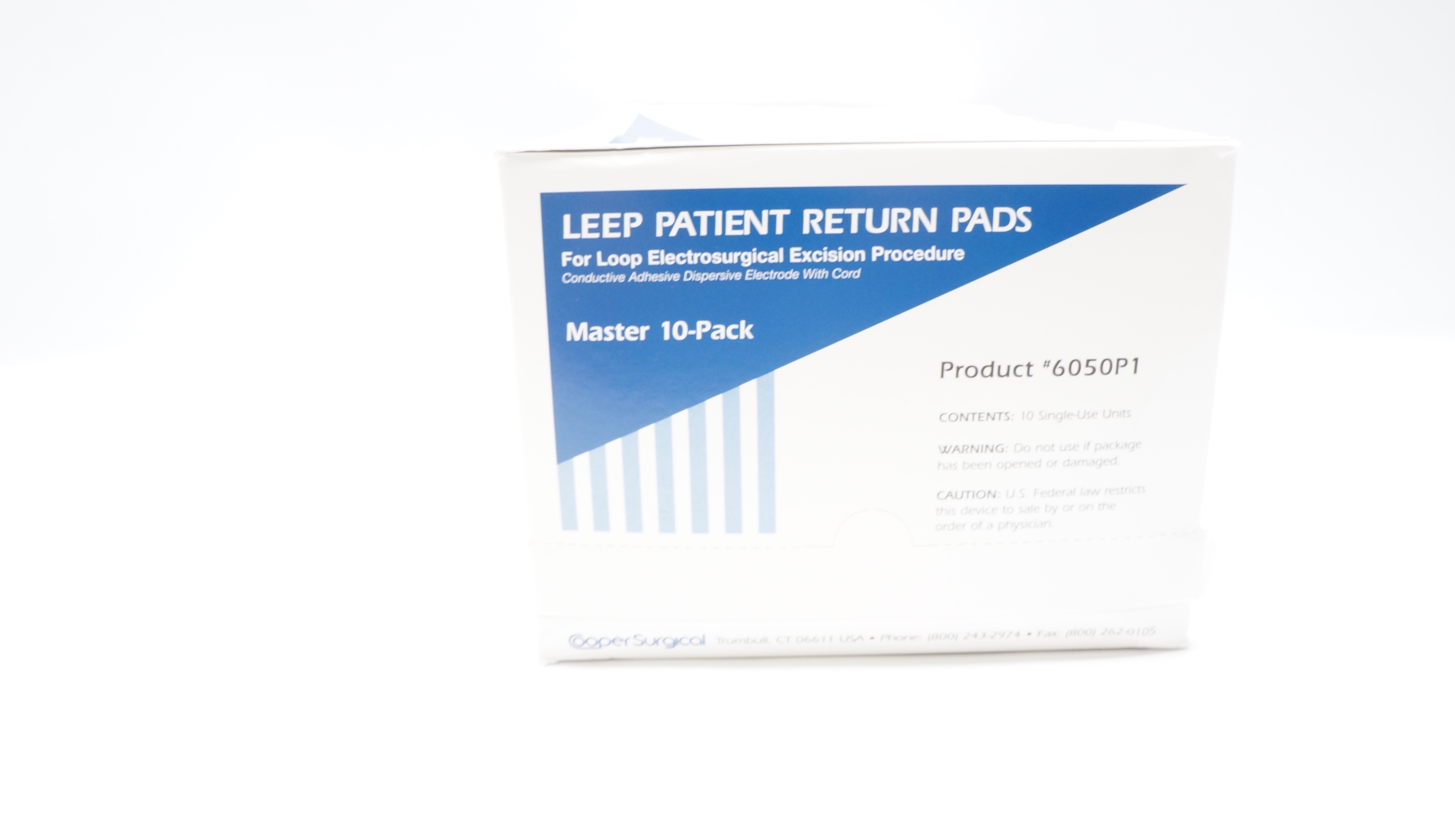 Cooper Surgical 6050P1 LEEP Patient Return Pad - Box of 9