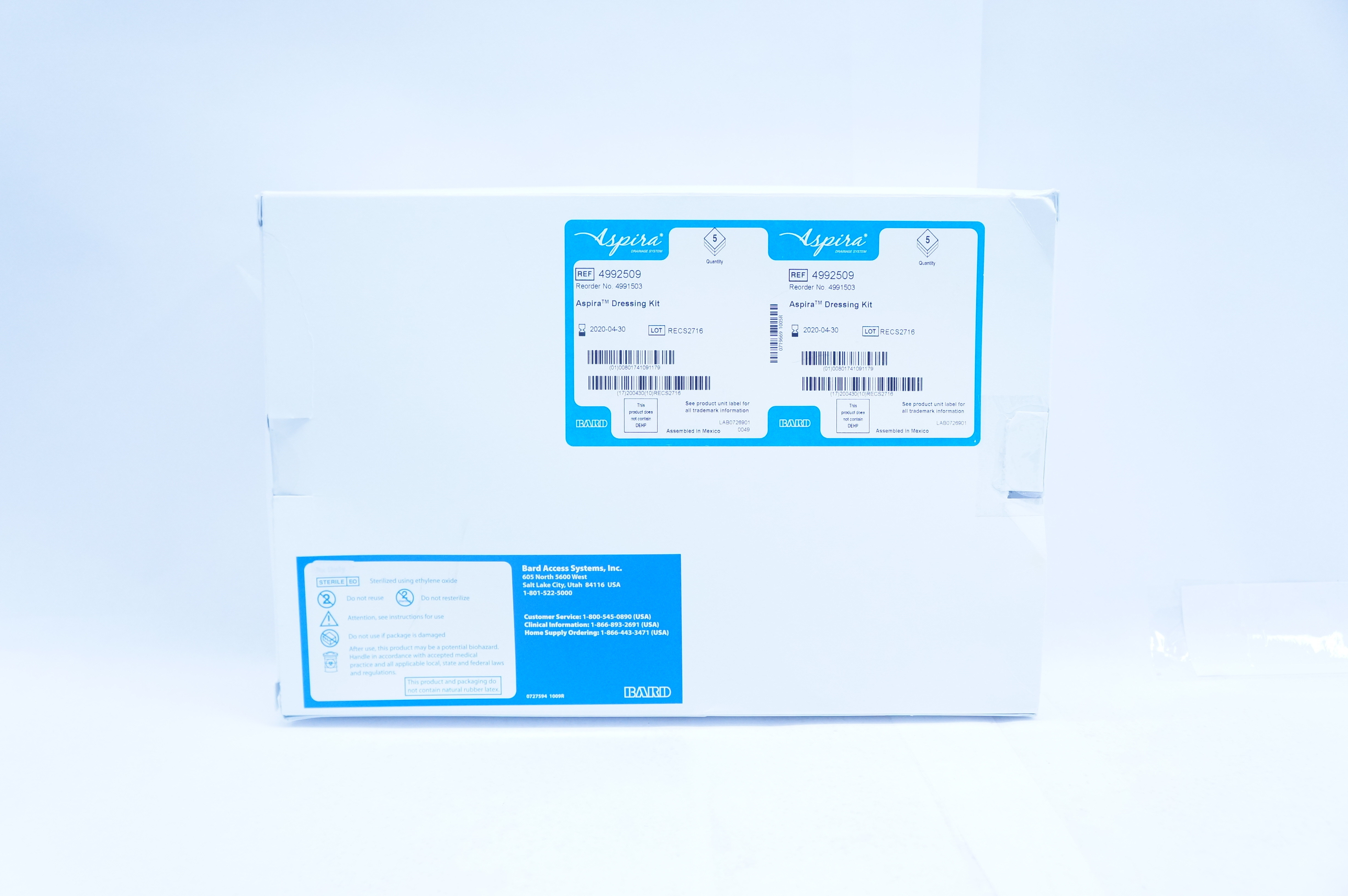 Bard 4992509 Aspira Dressing Kit (x) - Box of 5
