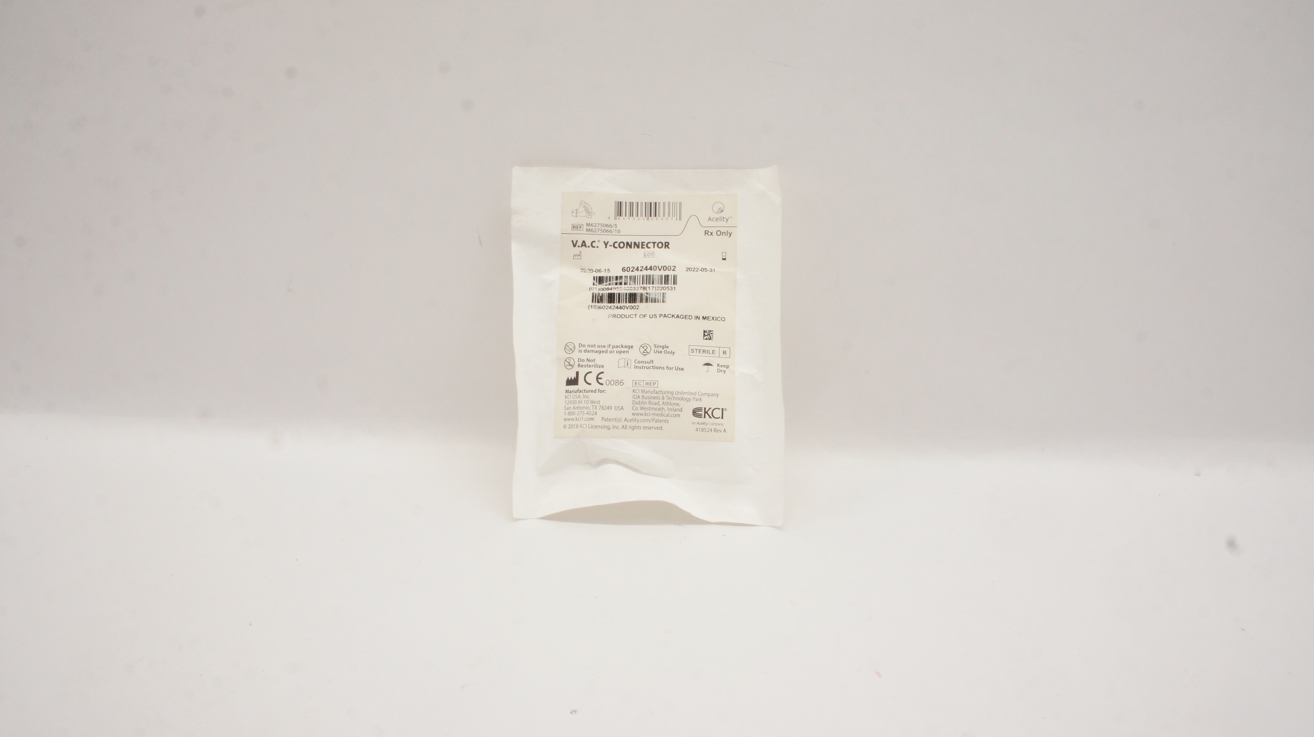 KCI M6275066/5 Acelity V.A.C. Y-Connector (x)
