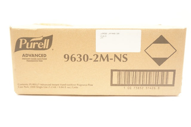Purell 9630-2M-NS Advanced Instant Hand Sanitizer 1.2ml - Case of 2000