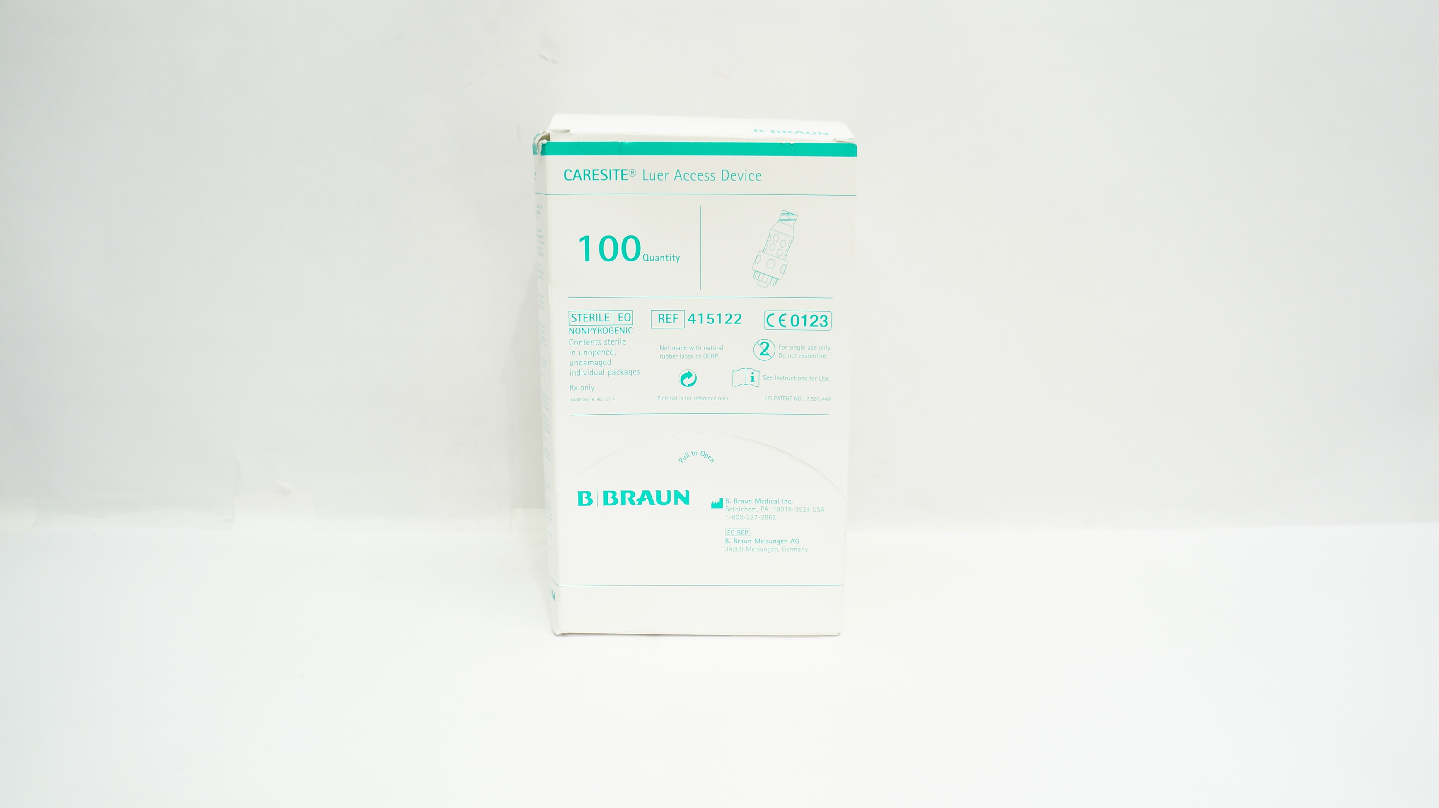 Braun 415122 Caresite Luer Access Device (x) - Box of 100