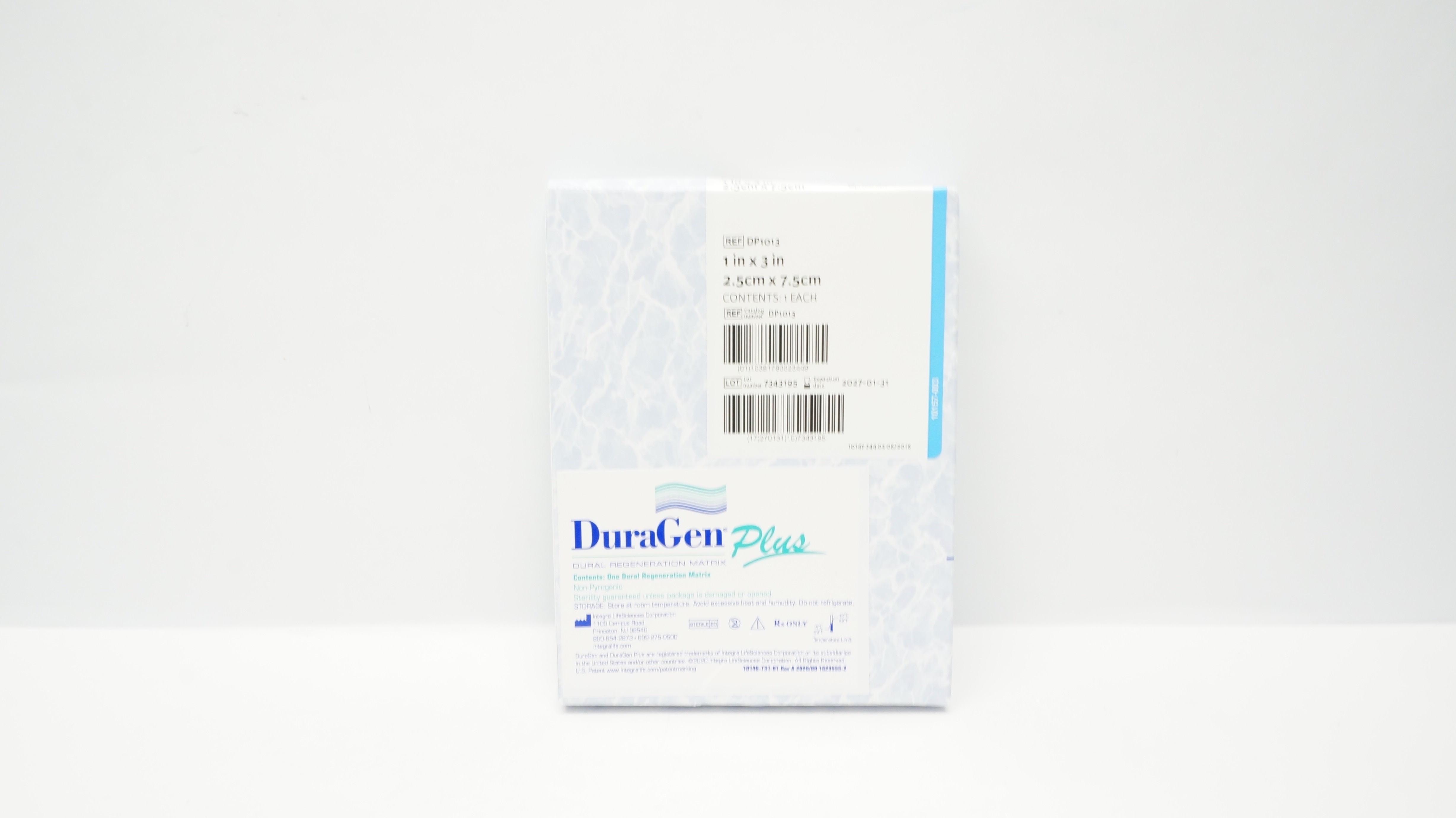 Integra Lifesciences DP1013 DuraGen Plus Dural Regeneration Matrix 1 x 3inch