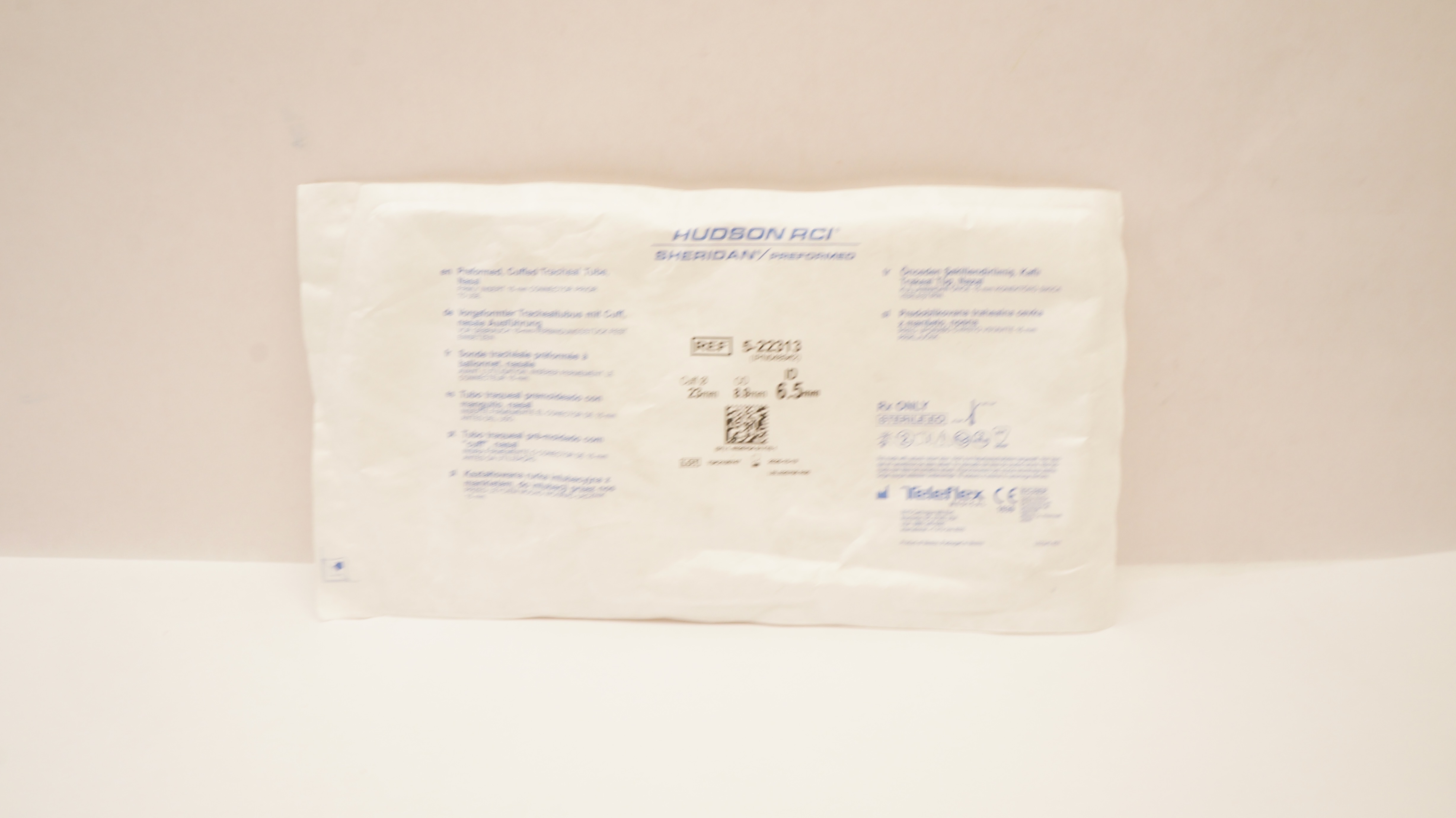 Teleflex 5-22313 Hudson RCI Cuffed Tracheal Tube Nasal 23mm OD 8.9mm ID 6.5mm