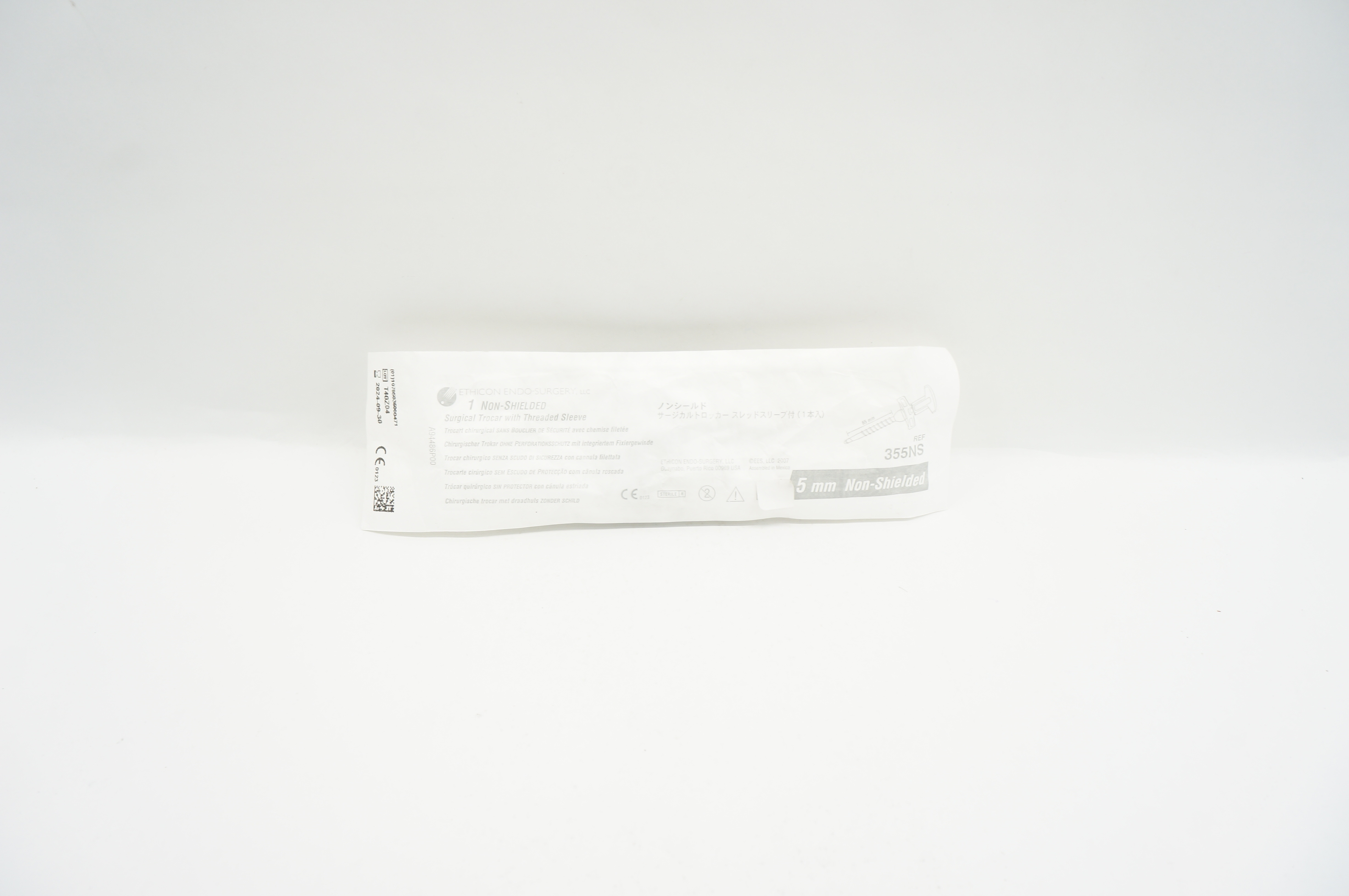 Ethicon 355NS Surgical Trocar Non-Shielded 5mm
