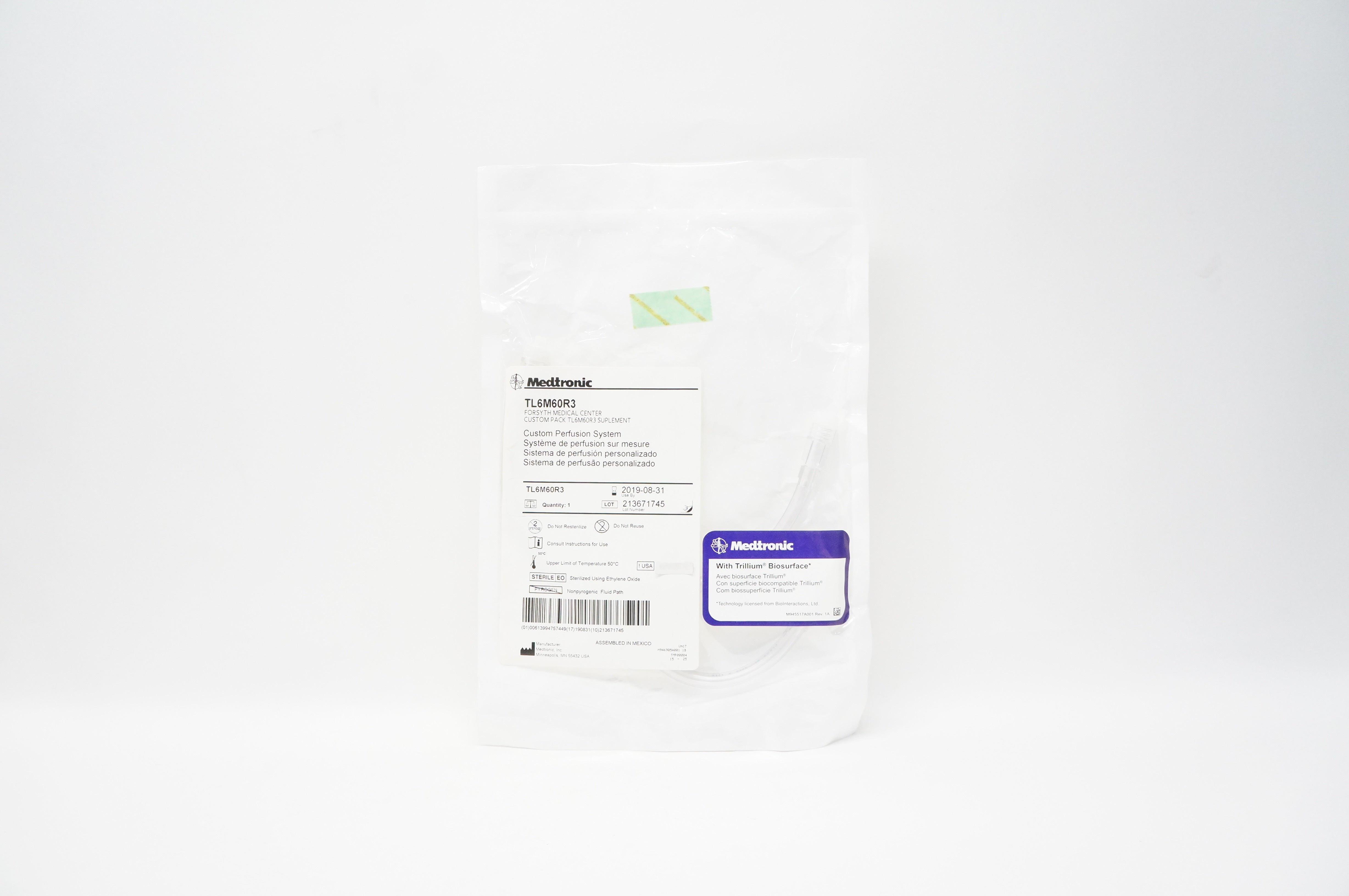 Medtronic TL6M60R3 Custom Perfusion System (x)